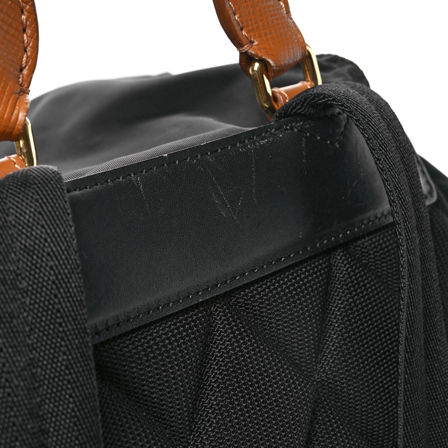 Nylon Large Rucksack Backpack Black
