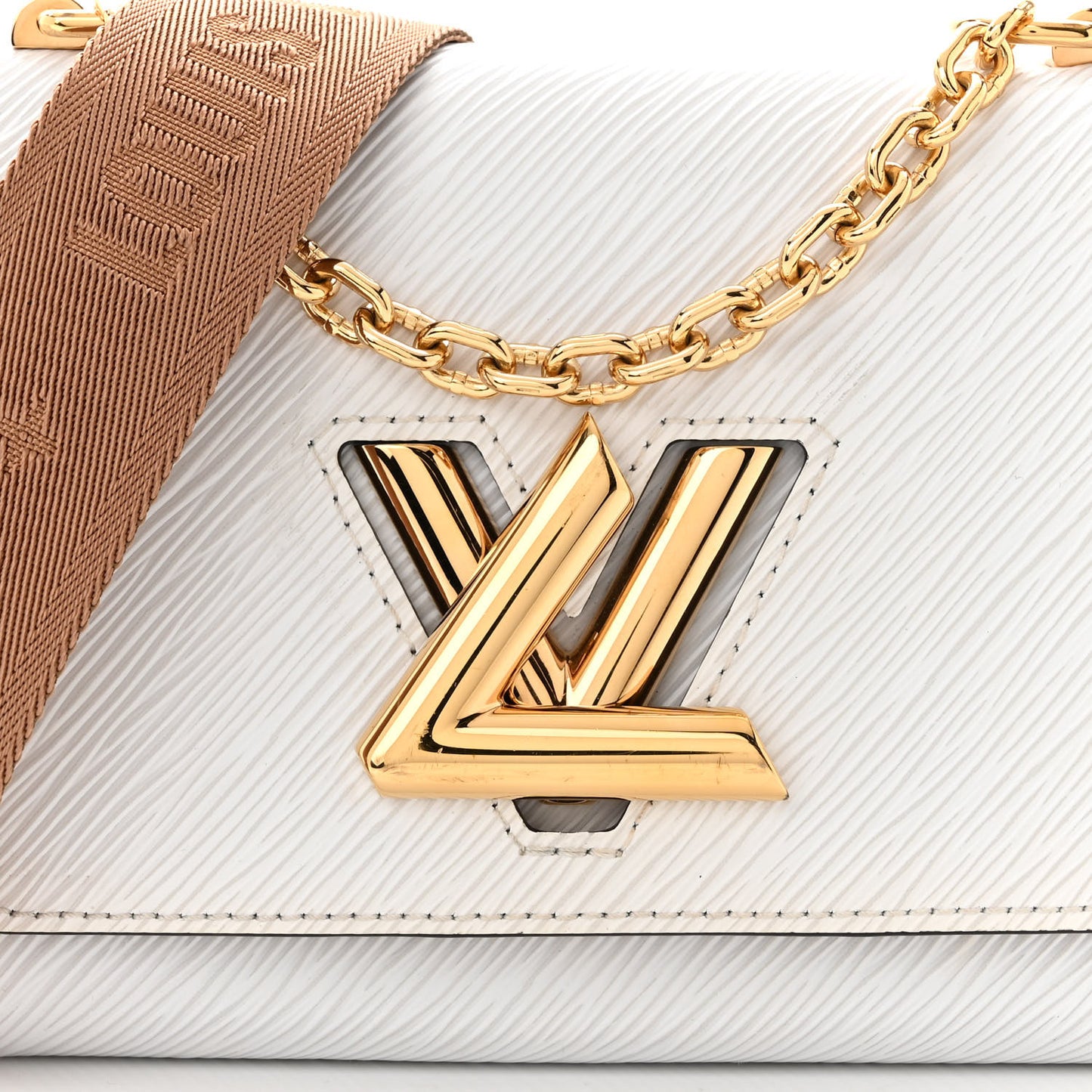 Epi Twist Shoulder Bag PM White
