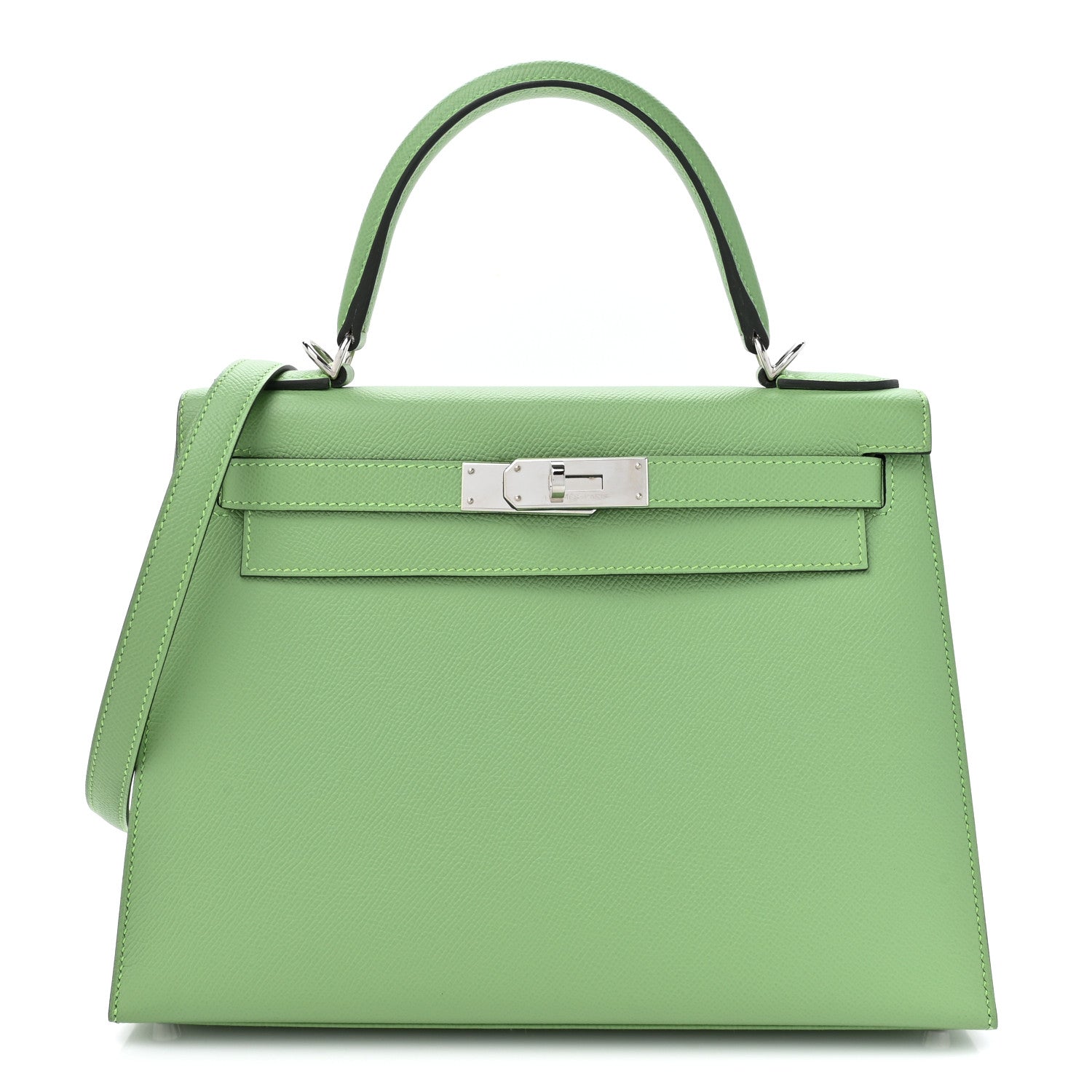 Hermes Epsom Kelly Sellier 28 Vert Criquet 1 of 10