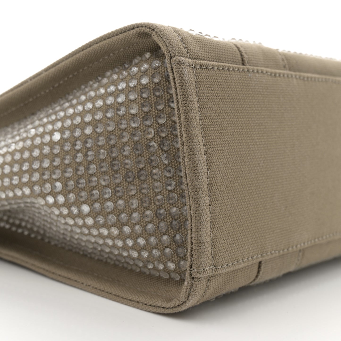 Crystal Canvas Small The Tote Bag Slate Green