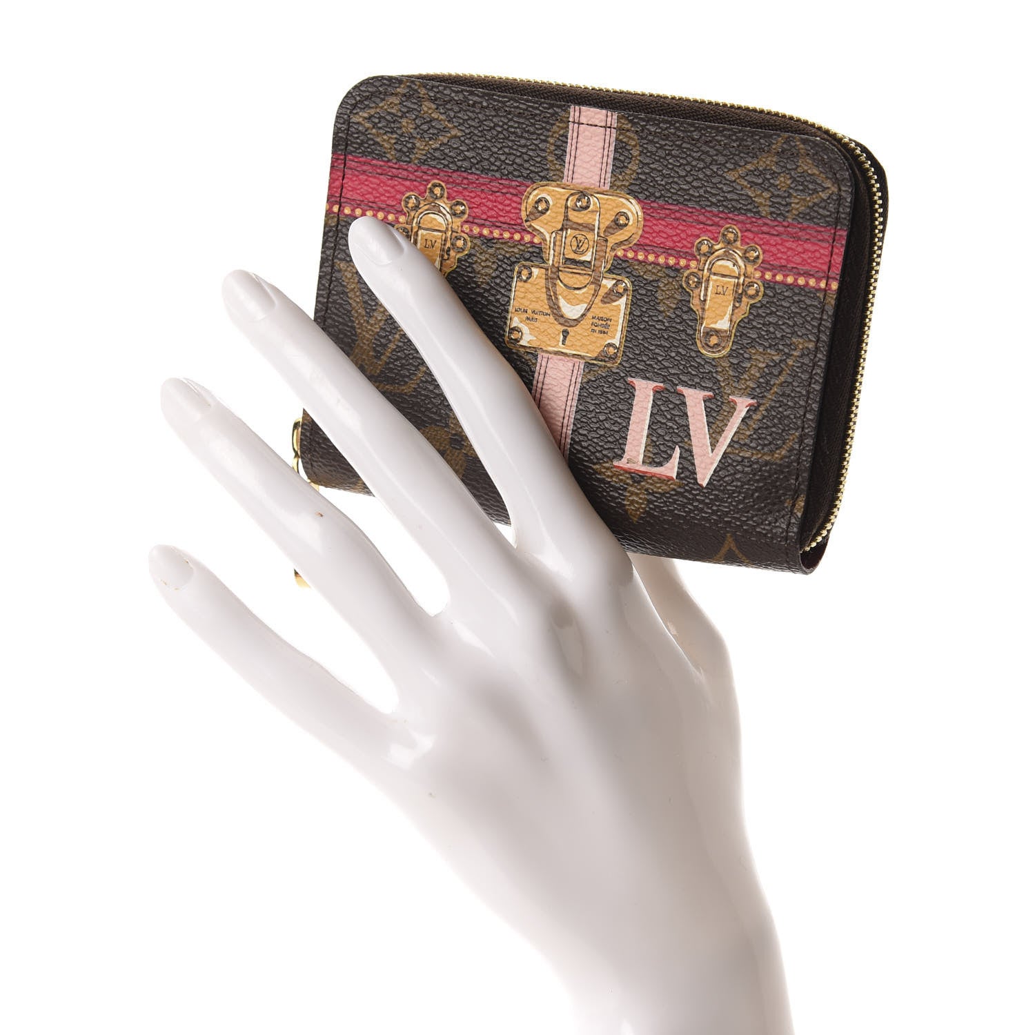 Louis Vuitton Monogram Summer Trunks Zippy Coin Purse 2 of 8