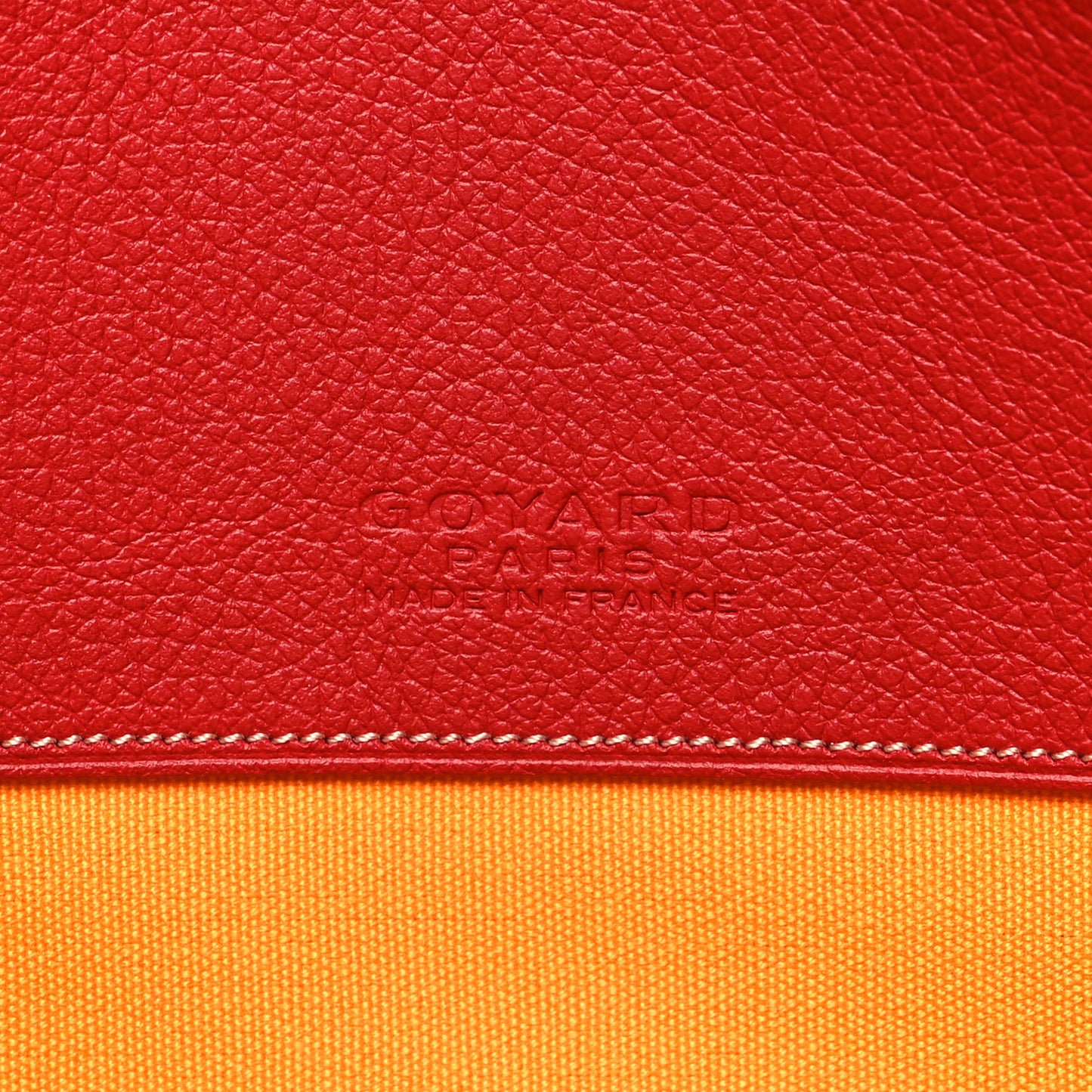 Goyardine Senat Pochette MM Red