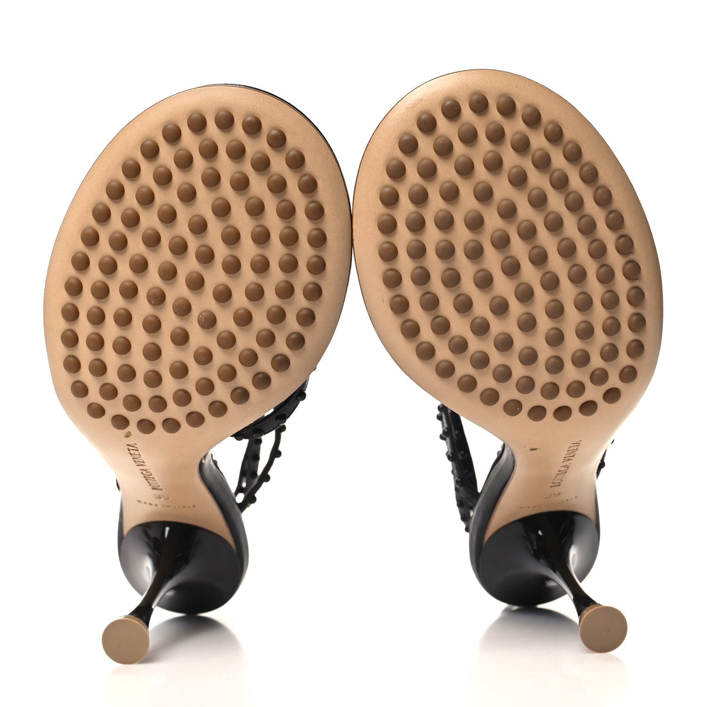 Nappa Lagoon Bubble 100mm Sandals 39 Fondant