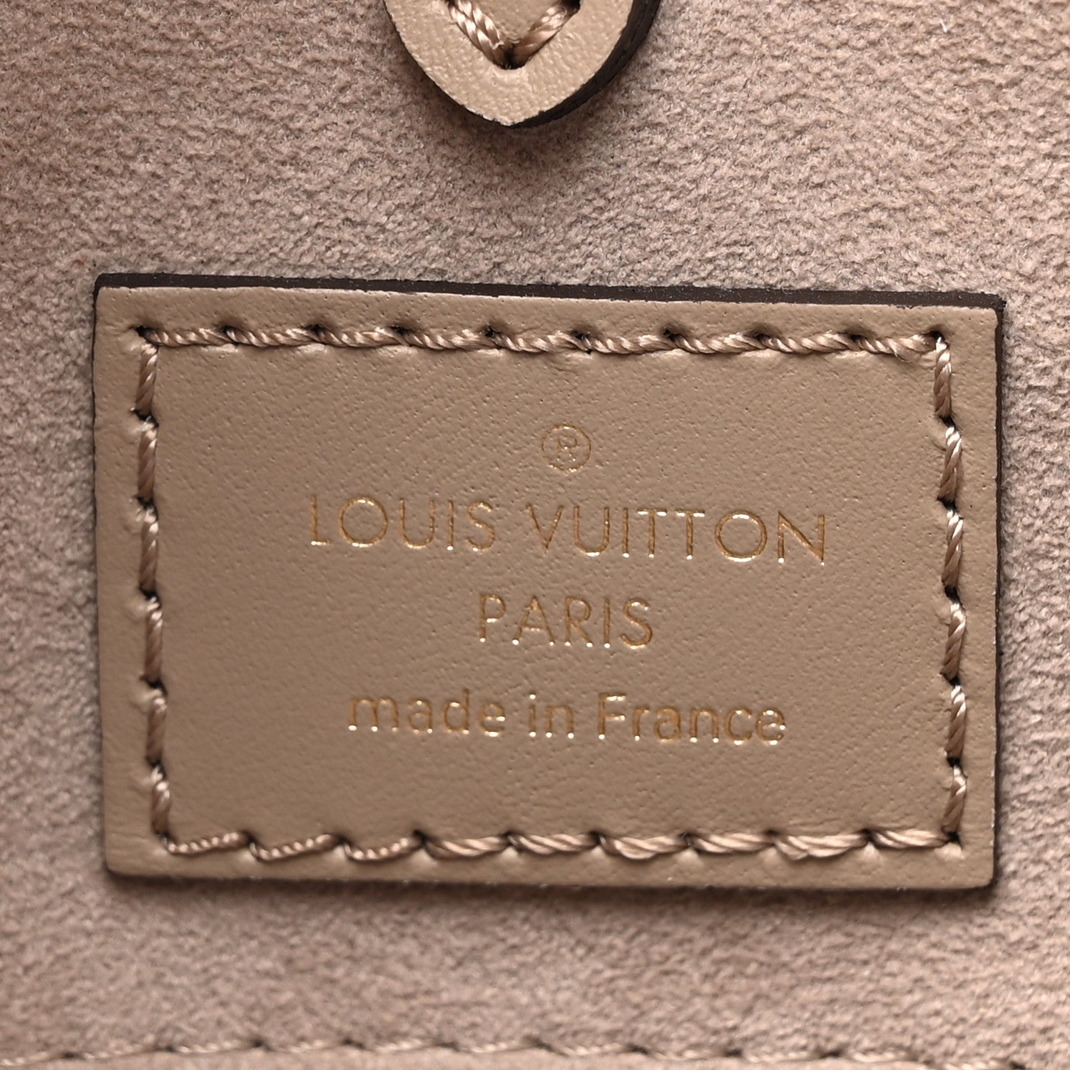Louis Vuitton Empreinte Monogram Giant Onthego MM Tourterelle Creme 6 of 14