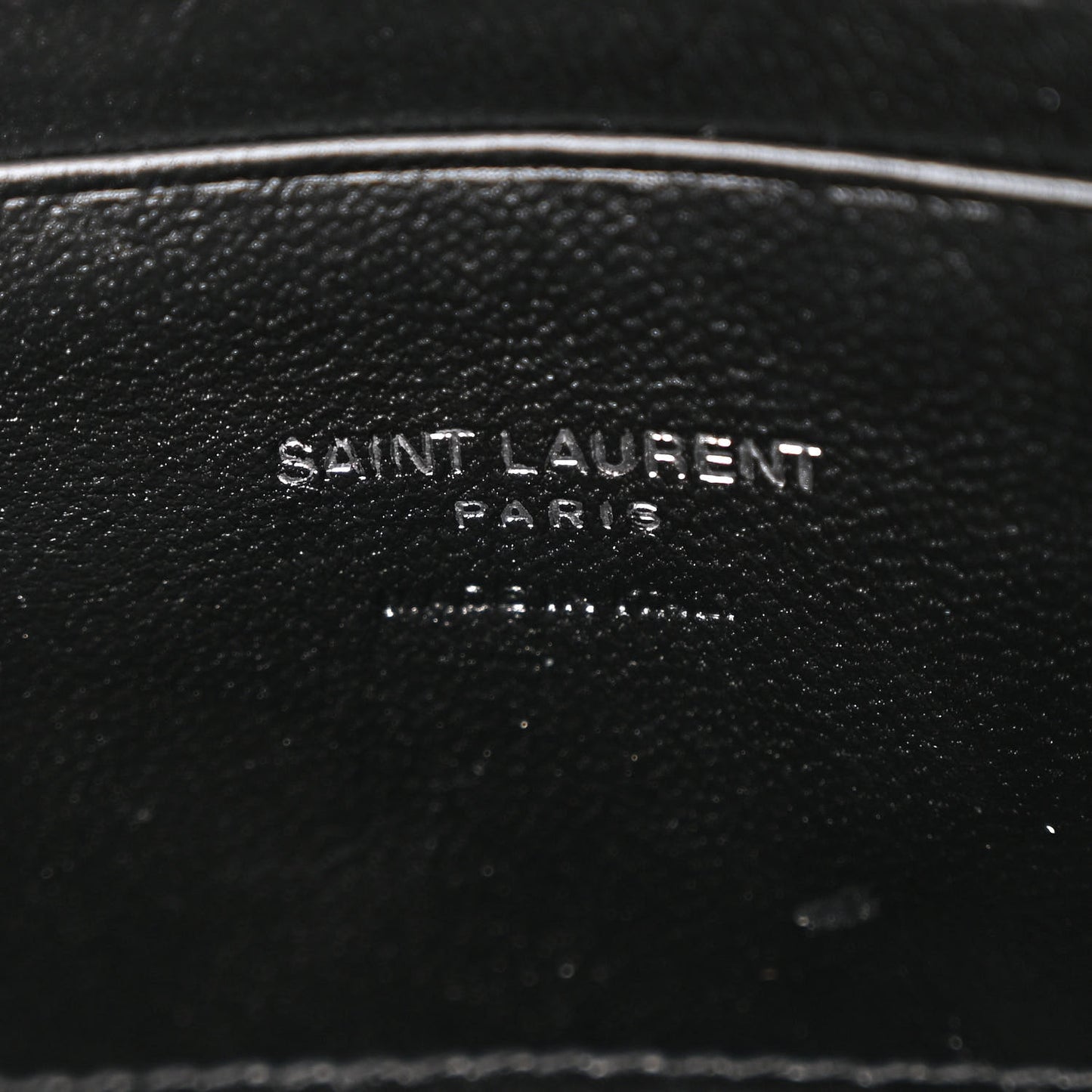 Grain De Poudre Matelasse Monogram Mini Lou Camera Bag Black