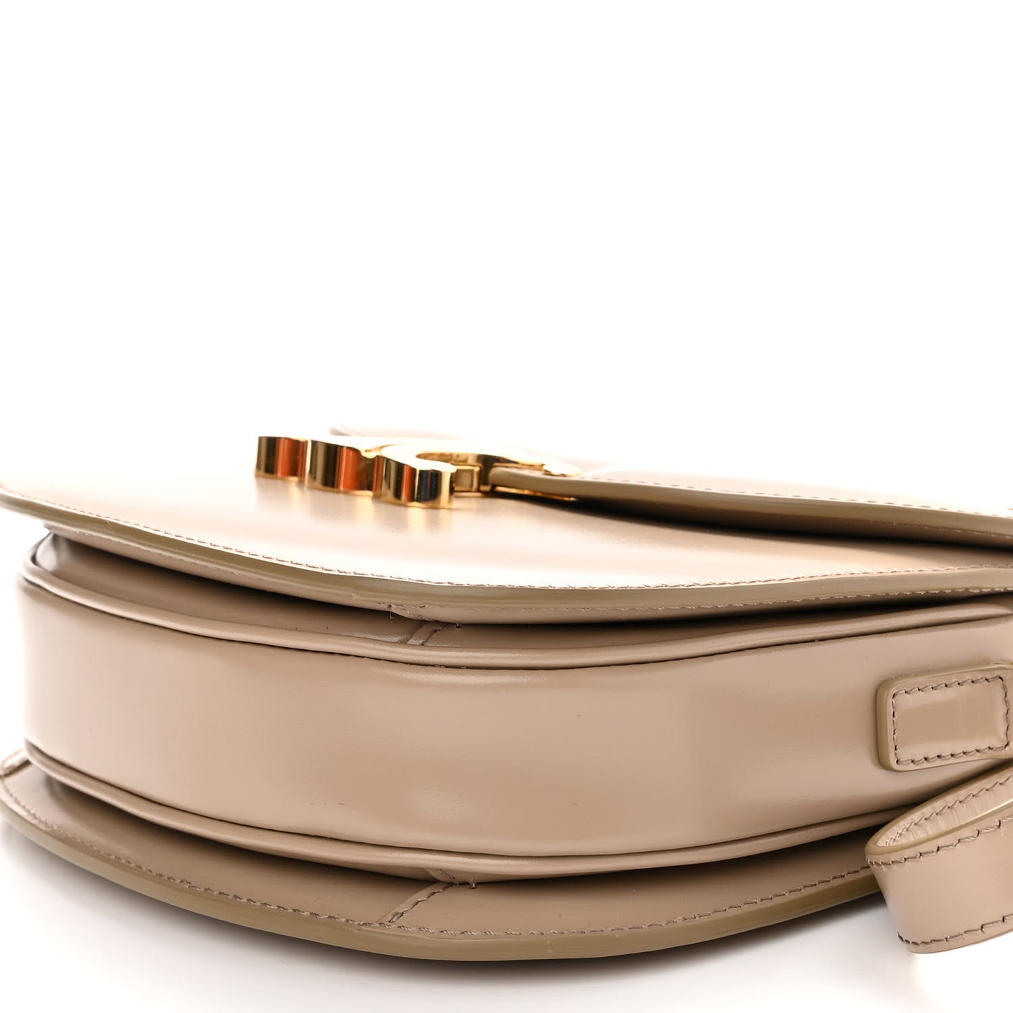 Shiny Calfskin Teen Besace Safari