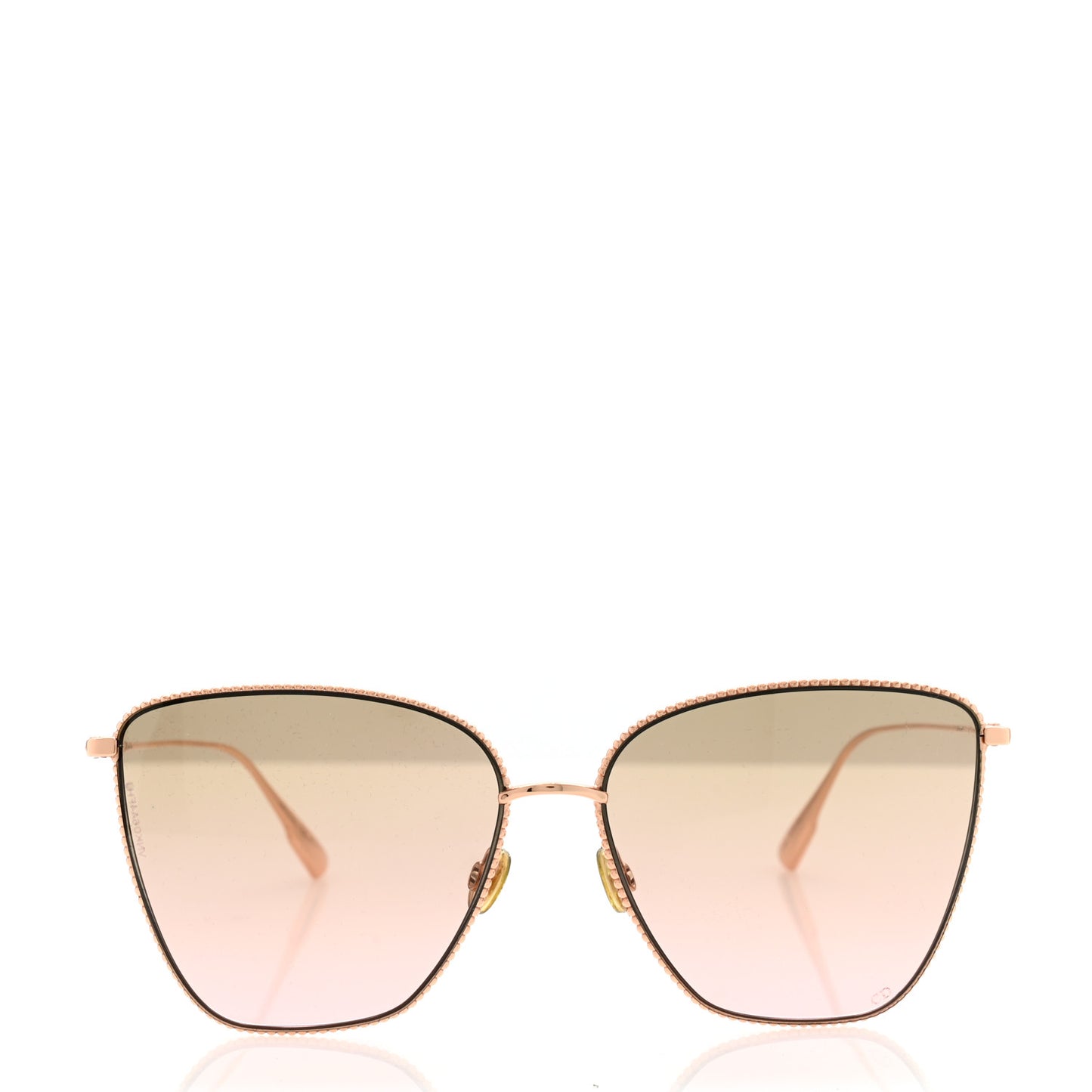 Metal DiorSociety 1 Sunglasses Pink