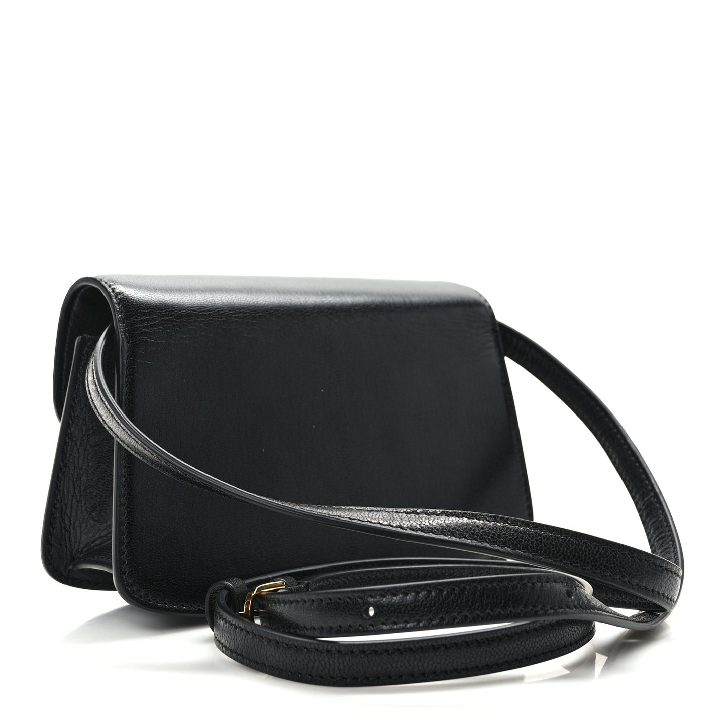 Smooth Calfskin The Sofia E/W Crossbody Black