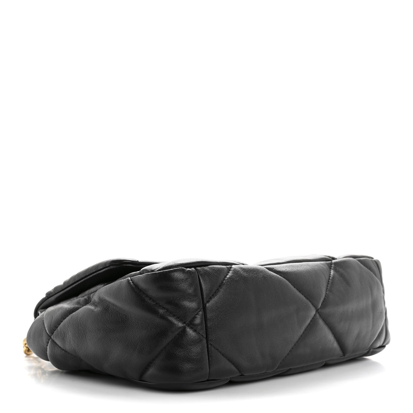 Lambskin Quilted Medium Chanel 19 Flap Black