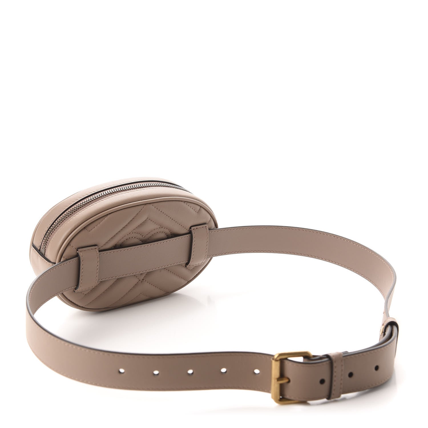 Gucci Calfskin Matelasse GG Marmont Belt Bag 90 36 Porcelain Rose 3 of 13