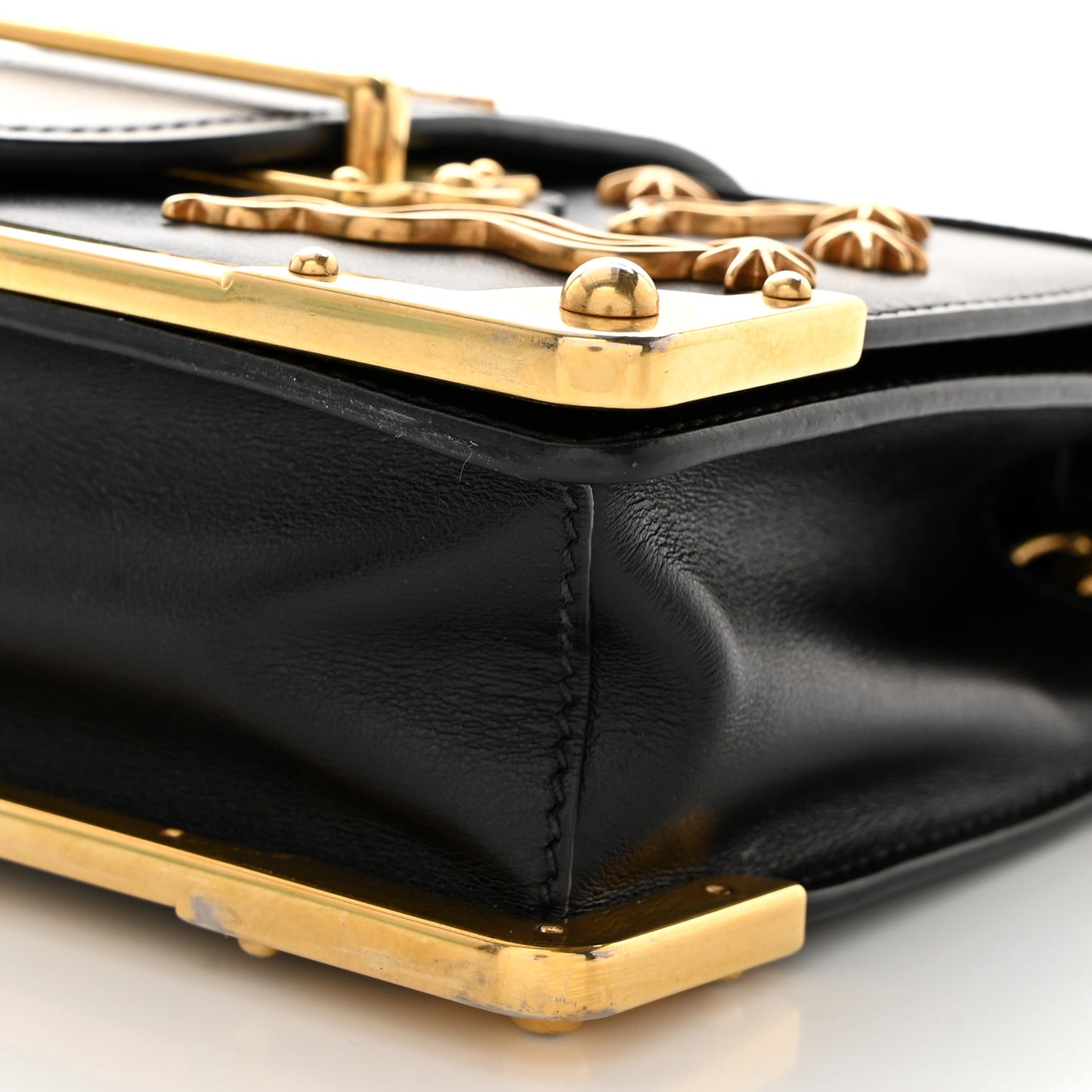 City Calf Saffiano Cahier Astrology Bag Black