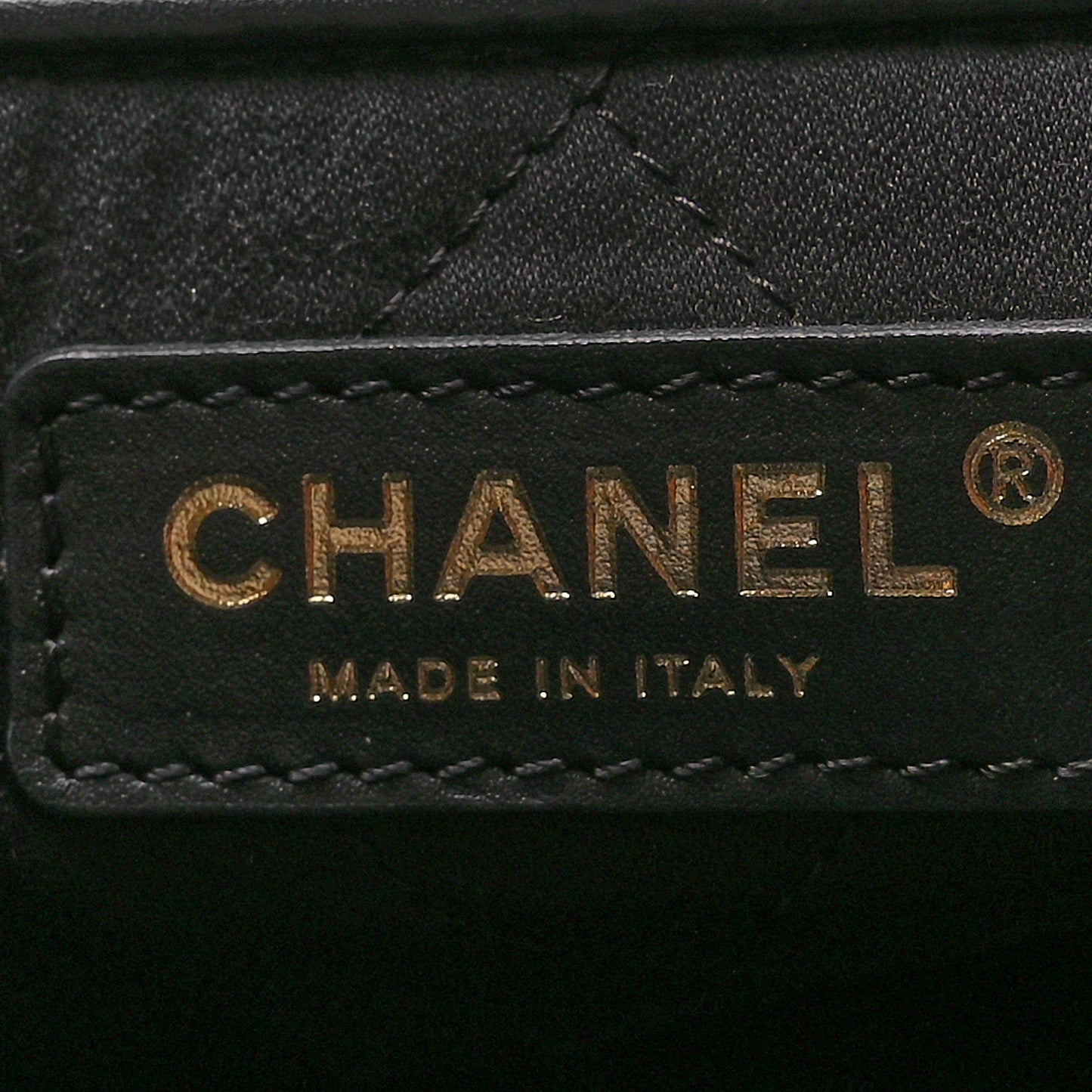 Shiny Calfskin Quilted Small Chanel 22 Black