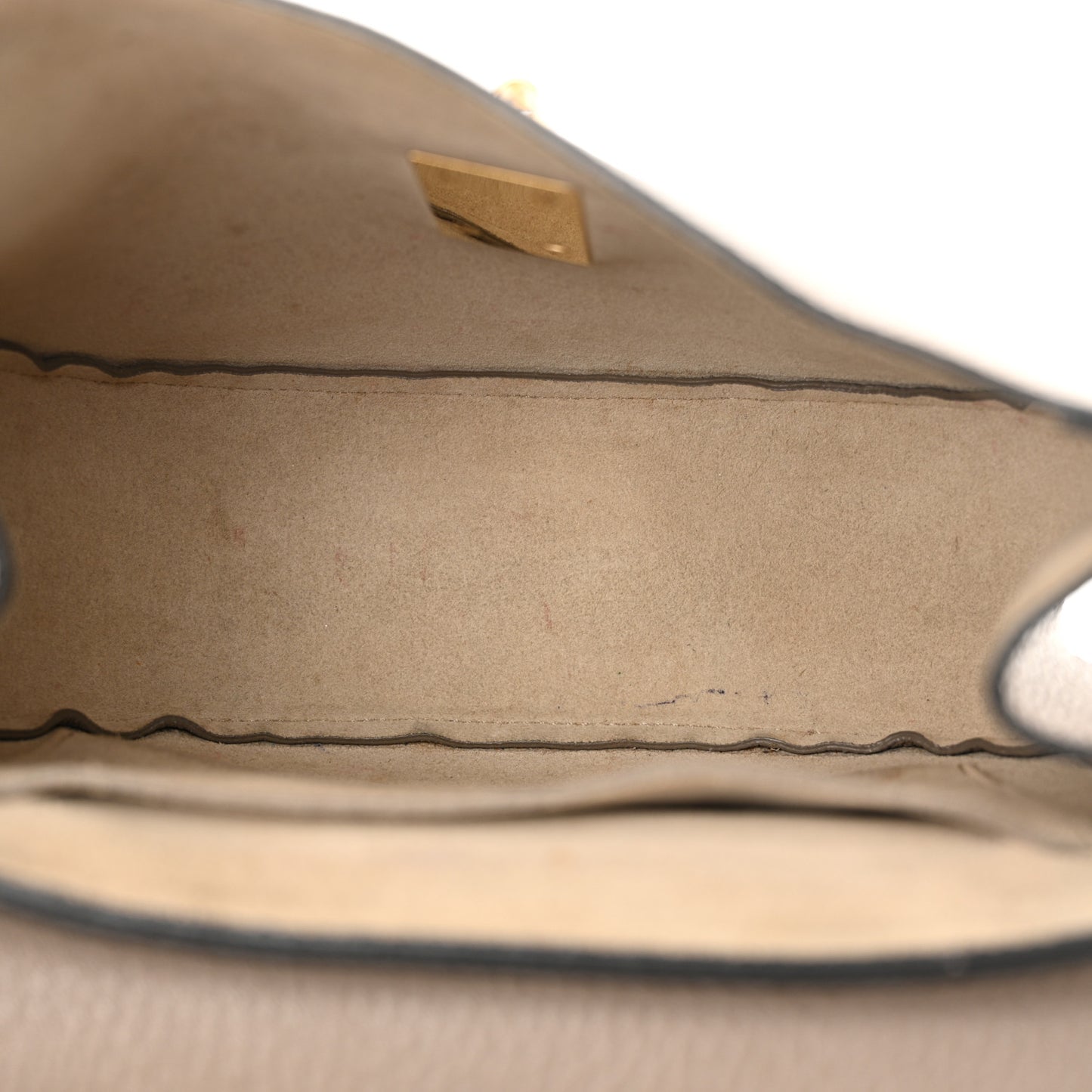 Grained Lambskin Drew Shoulder Bag Motty Grey