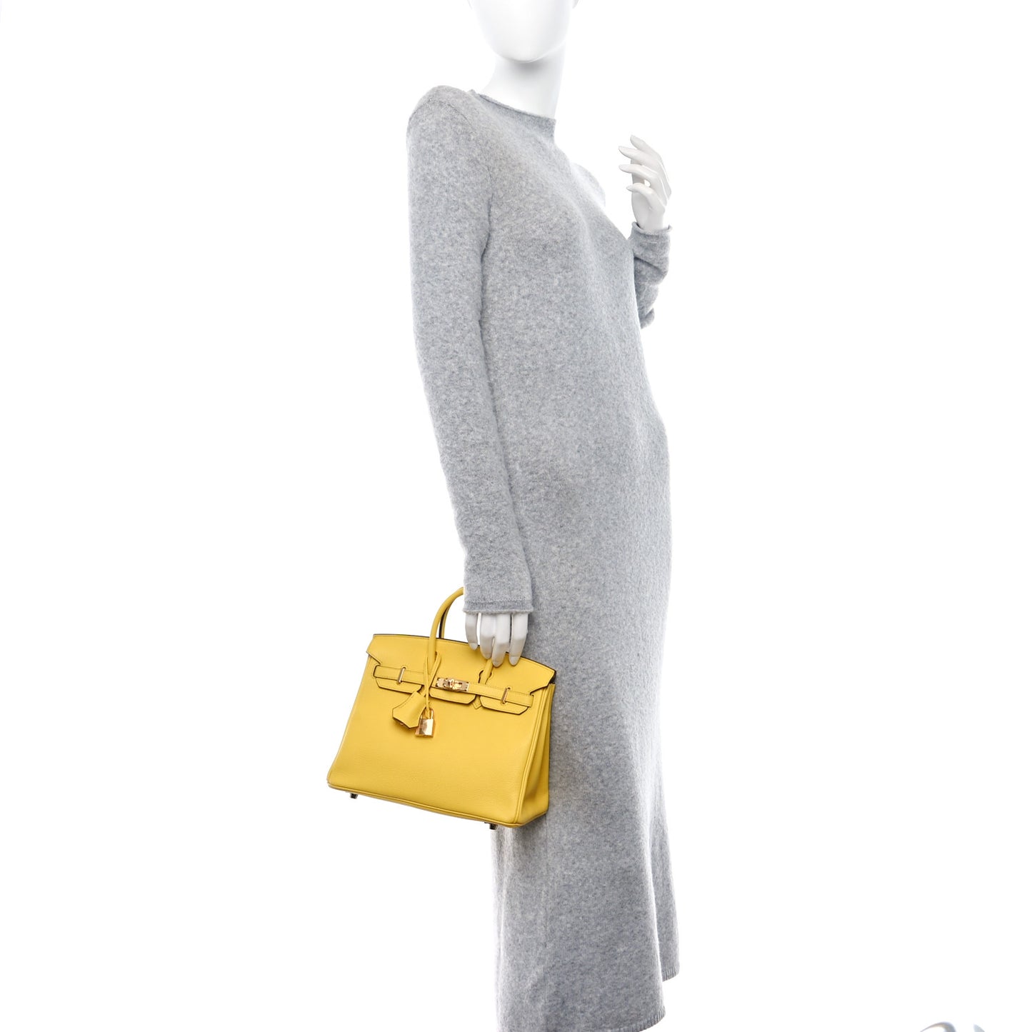 Taurillon Novillo Birkin 25 Jaune De Naples