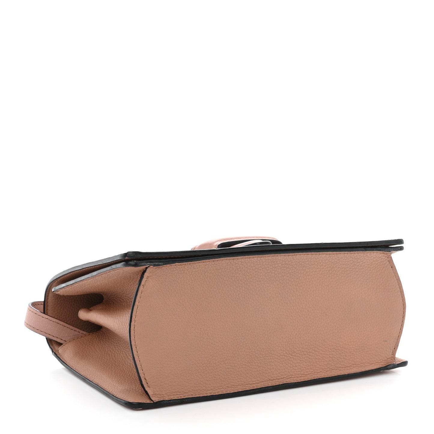 Grained Calfskin Medium Barcelona Shoulder Bag Blush