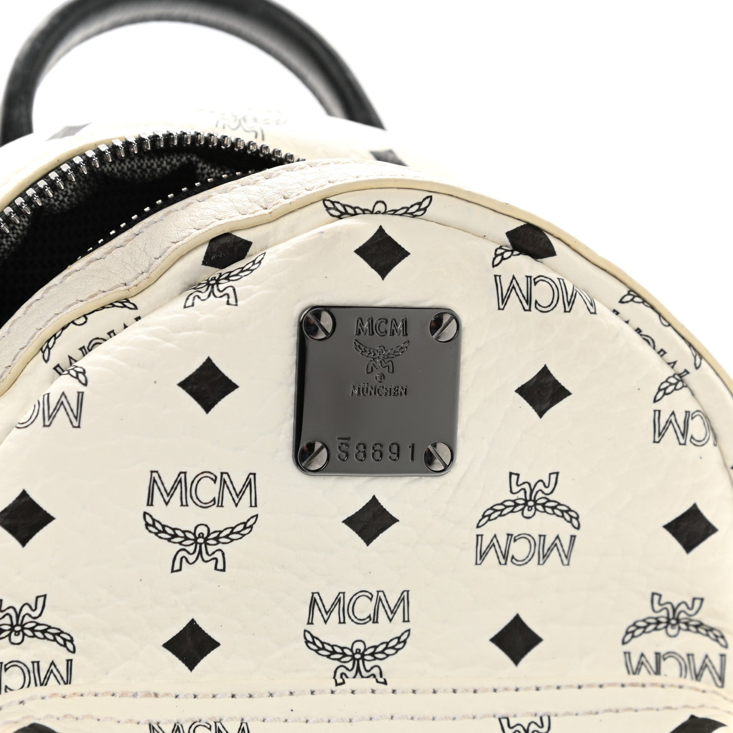 Visetos Side Stud X-Mini Stark Bebe Boo Backpack White