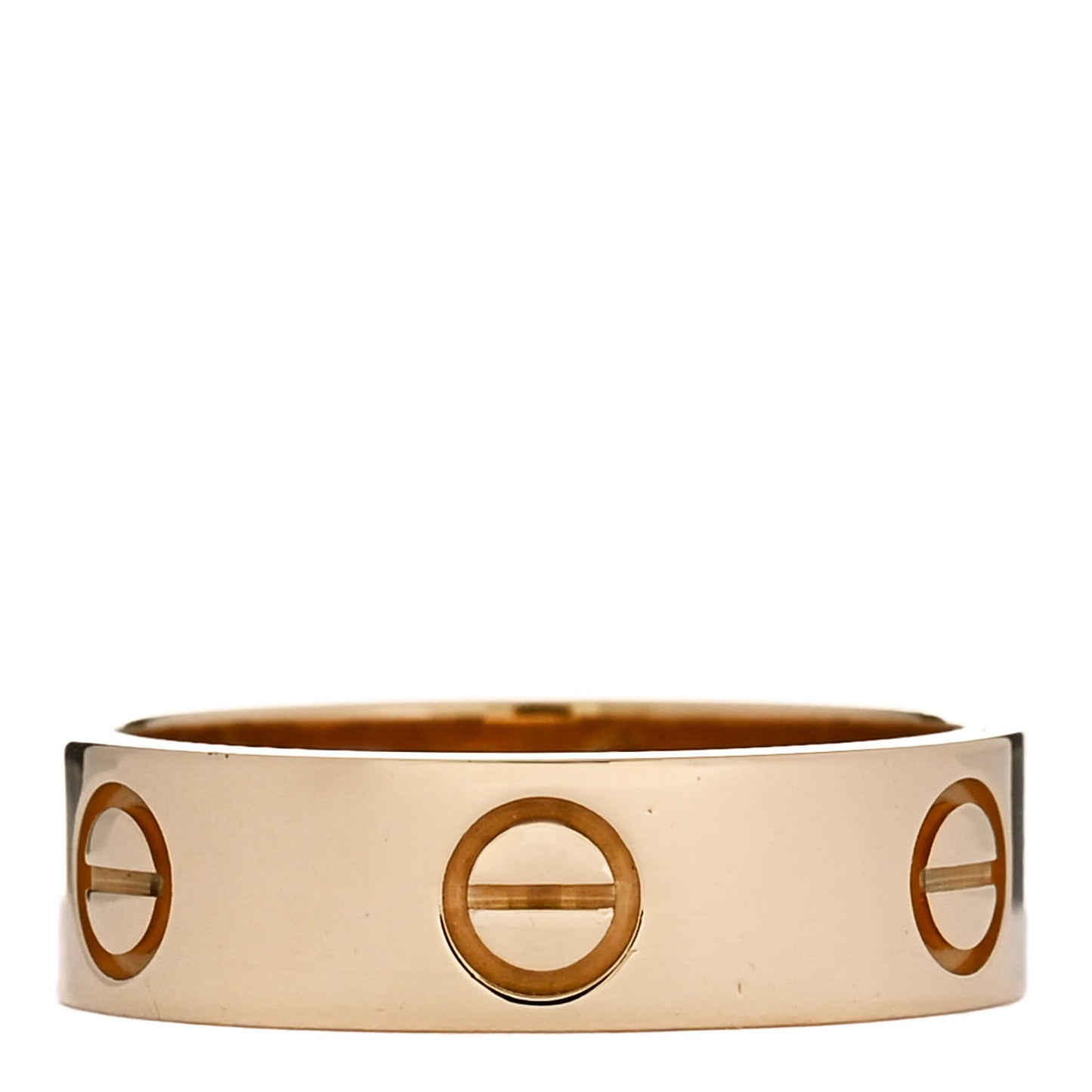 18K Yellow Gold 5.5mm LOVE Ring 54 6.75
