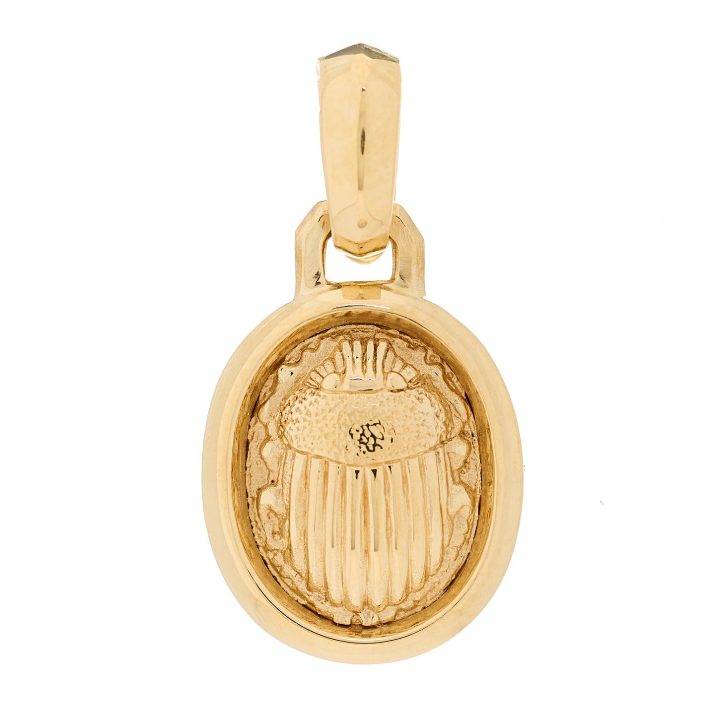 18K Yellow Gold Petrvs Scarab Enhancer Pendant