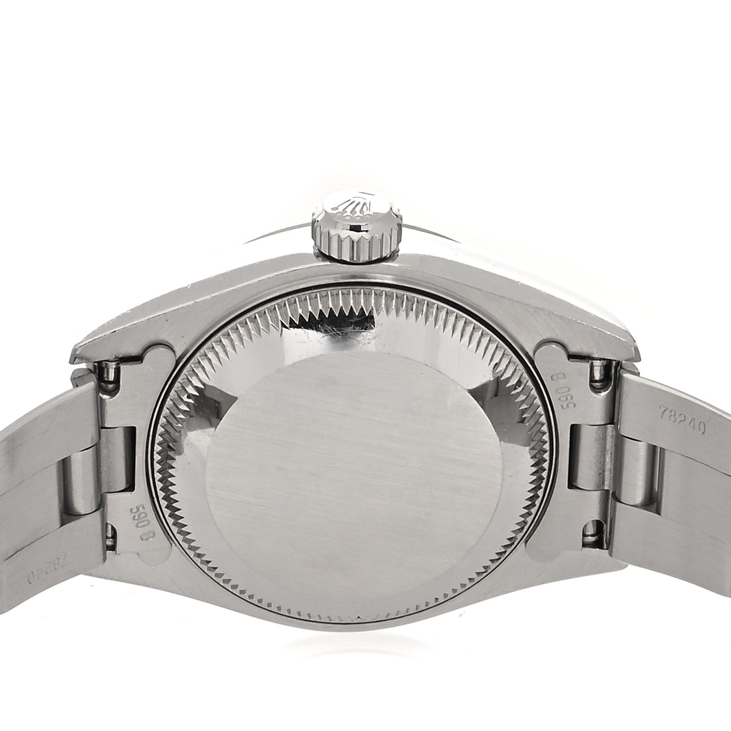 Stainless Steel 26mm Oyster Perpetual Date Watch Black 69160