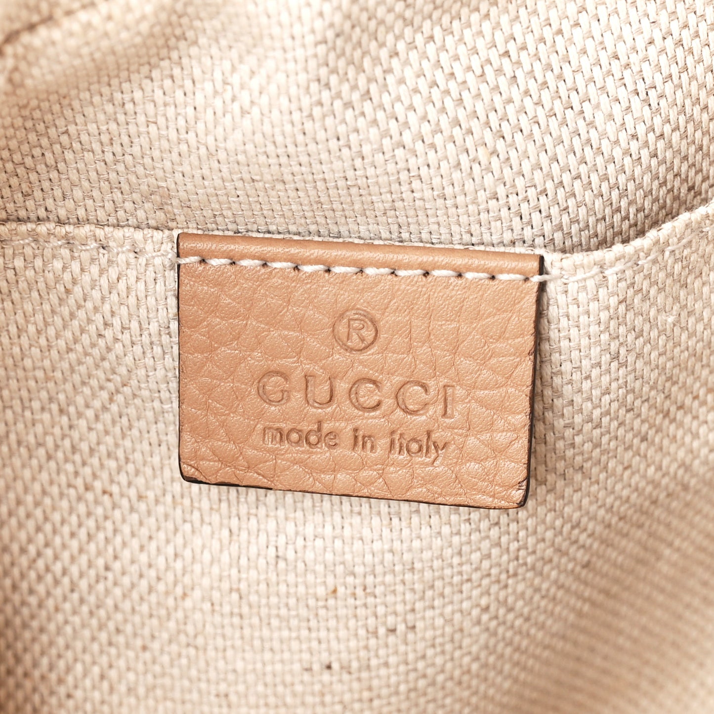 Pebbled Calfskin Small Soho Disco Bag Camelia