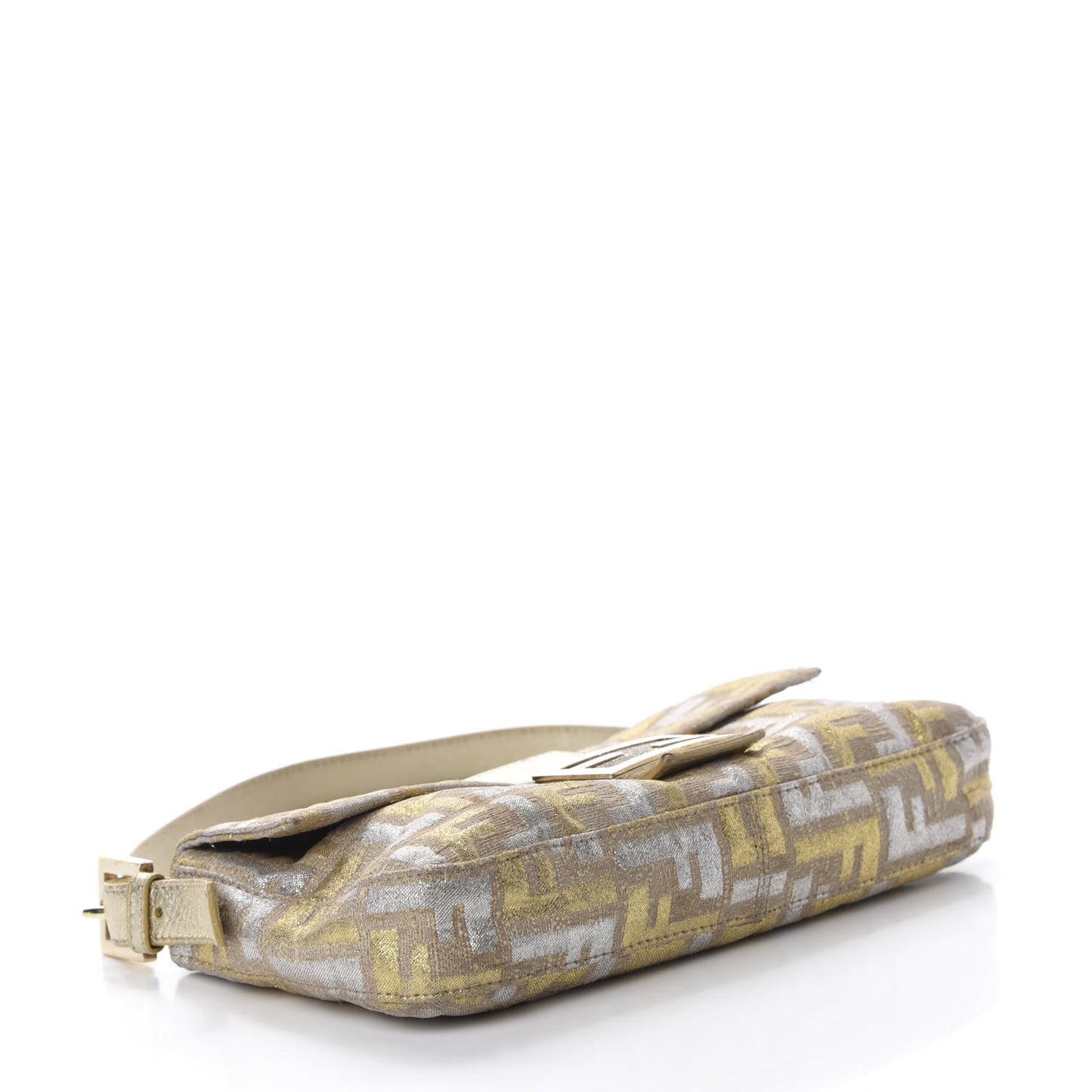 Metallic Lurex Zucca Baguette Gold Silver