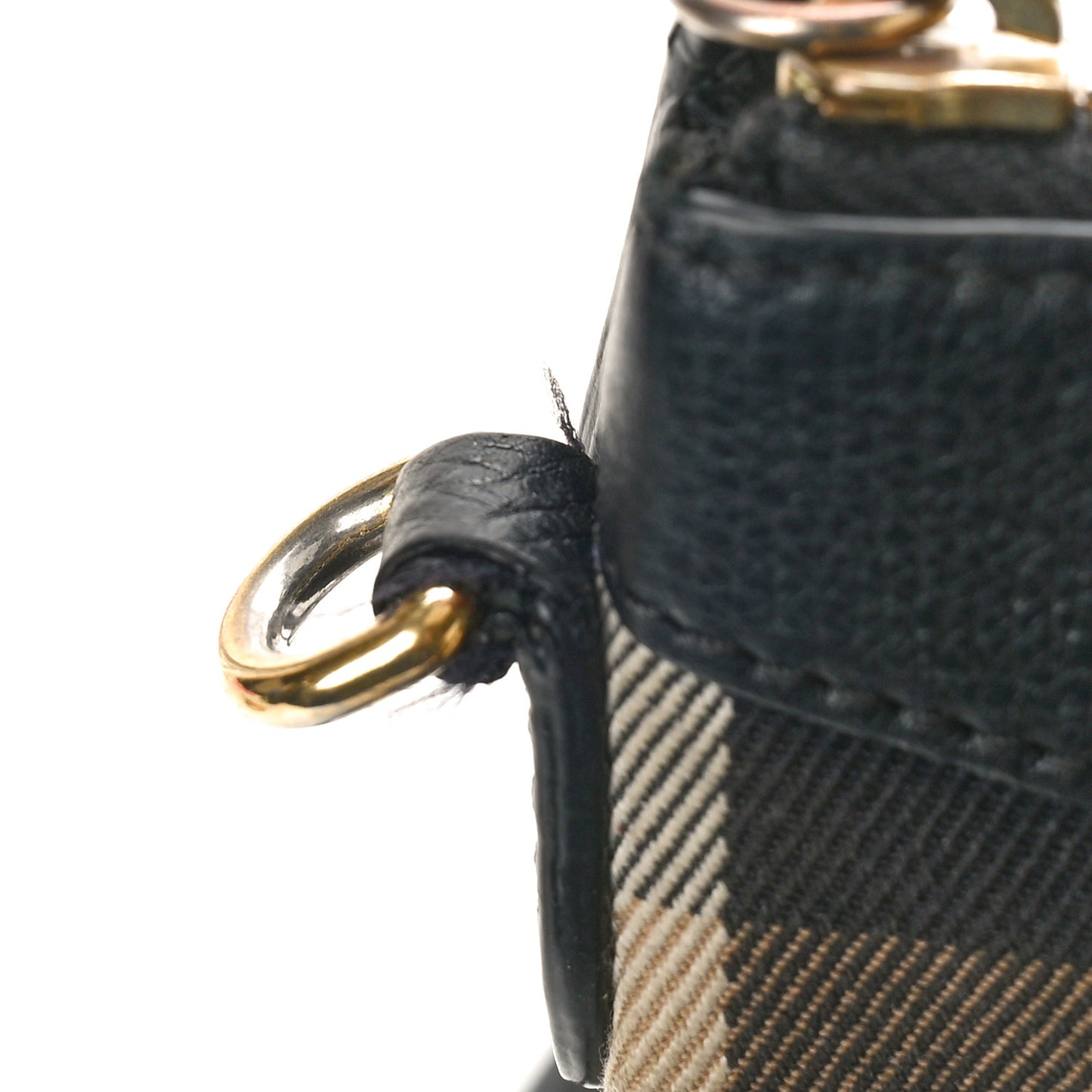 House Check Derby Peyton Crossbody Clutch Bag Black