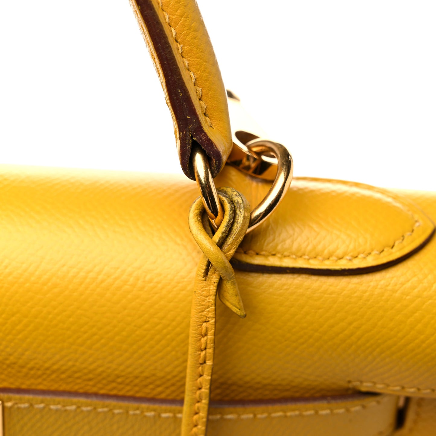 Epsom Kelly Sellier 28 Jaune Ambre