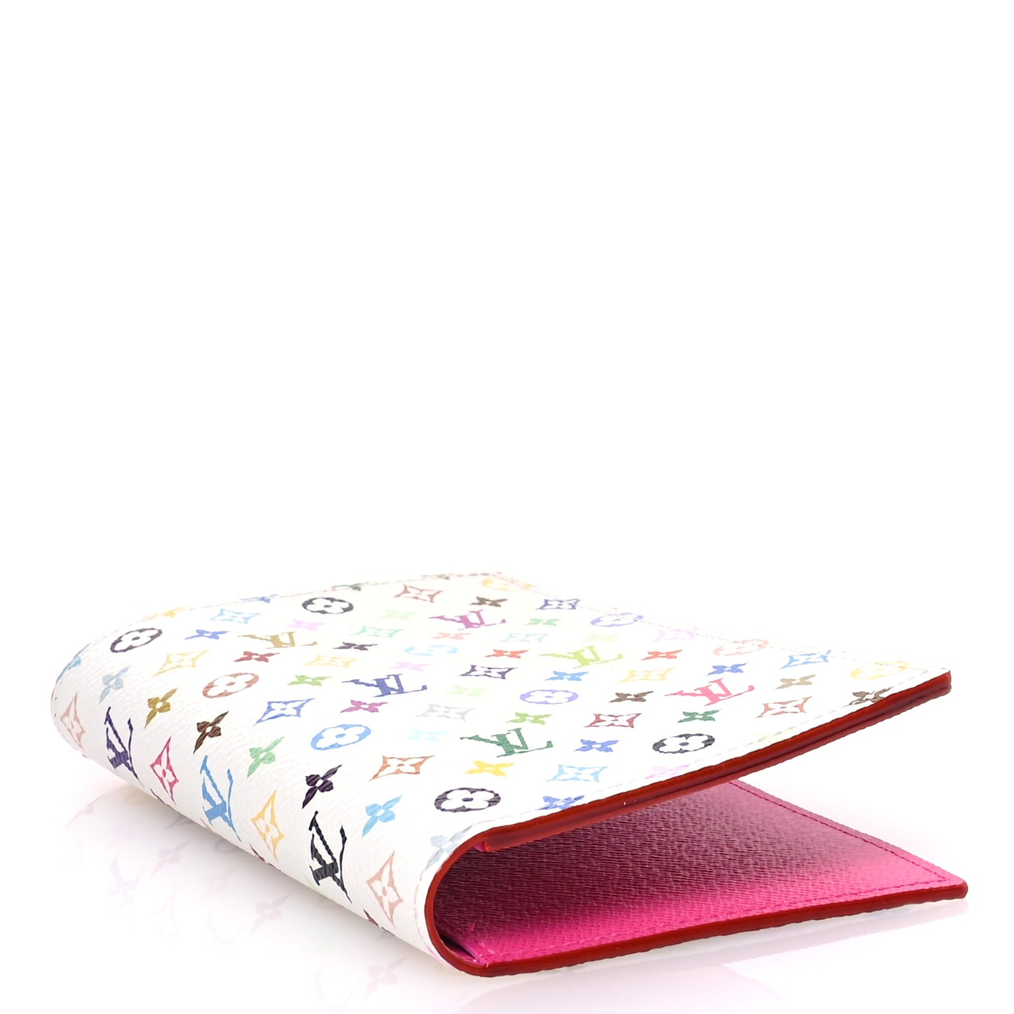 LV X TM Monogram Multicolor Passport Cover White