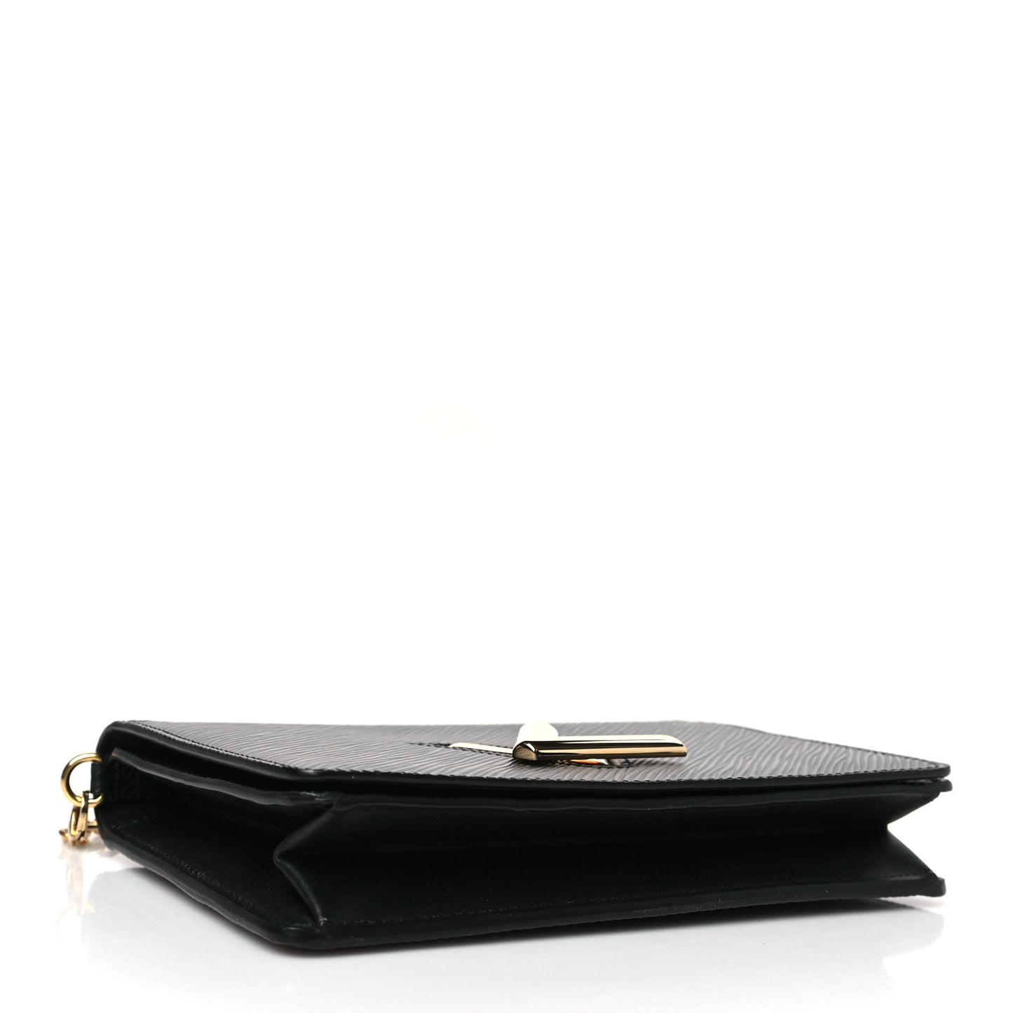 Epi Twist Belt Chain Wallet Black