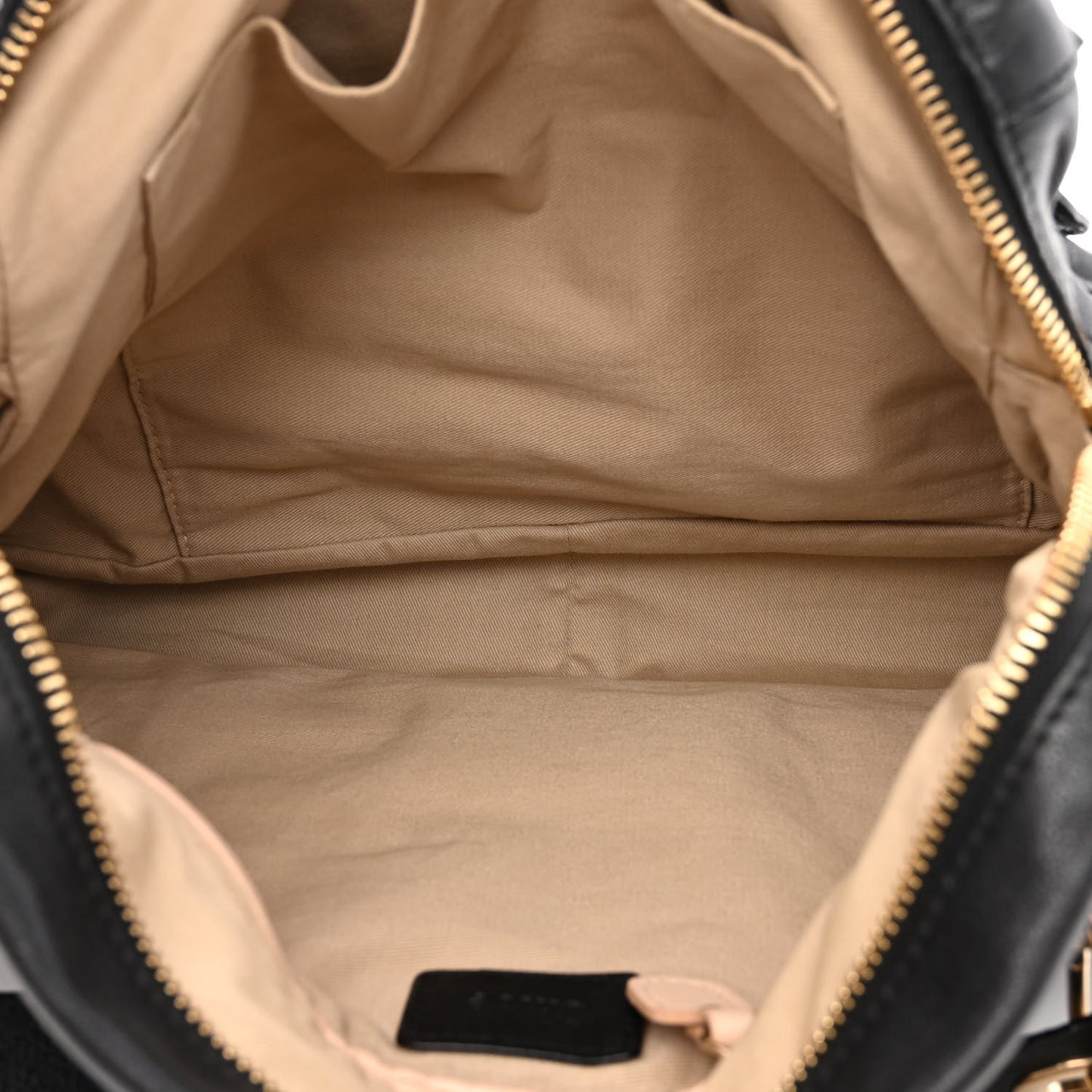 Calfskin Large Military Paraty Black