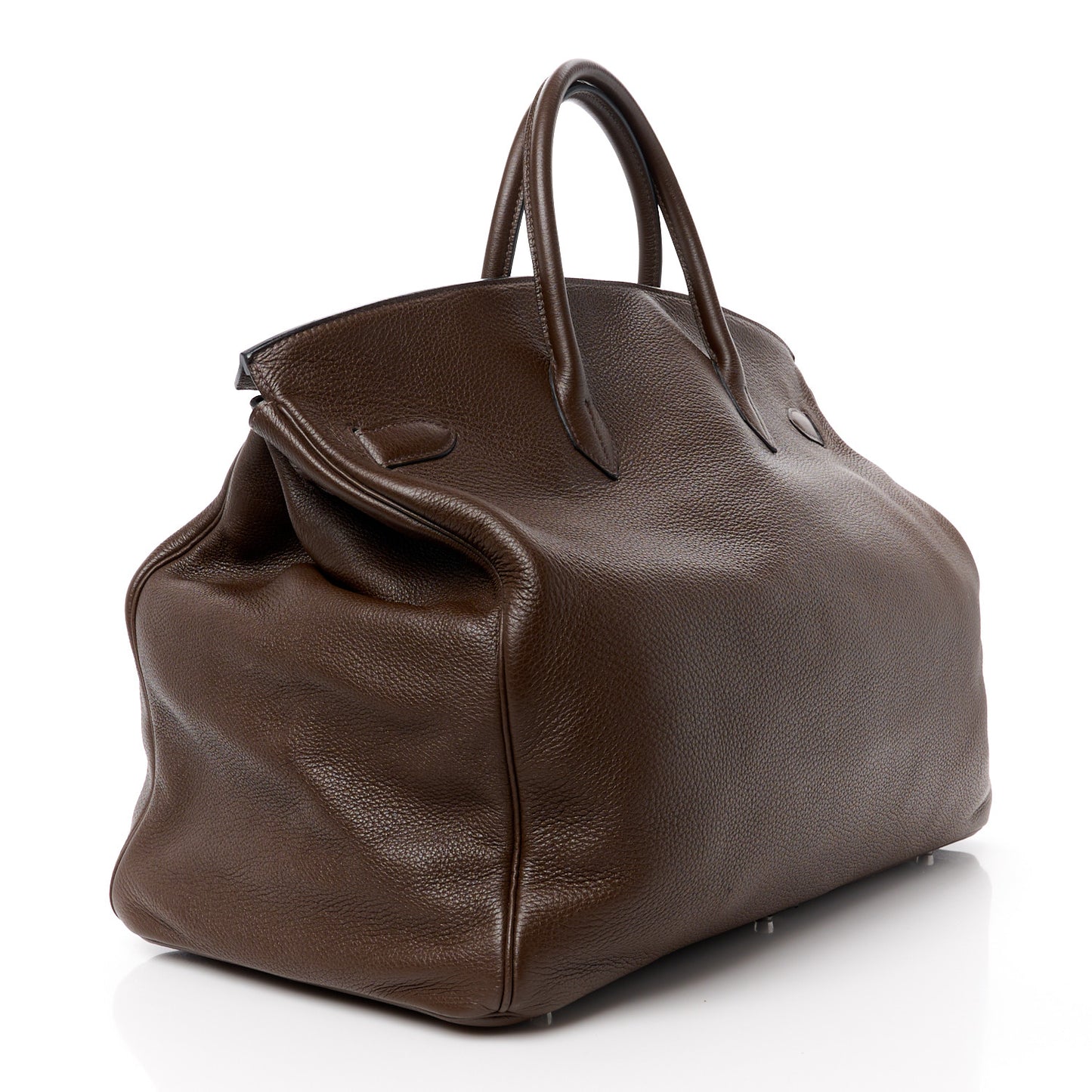 Taurillon Clemence Birkin Voyage 50 Cafe