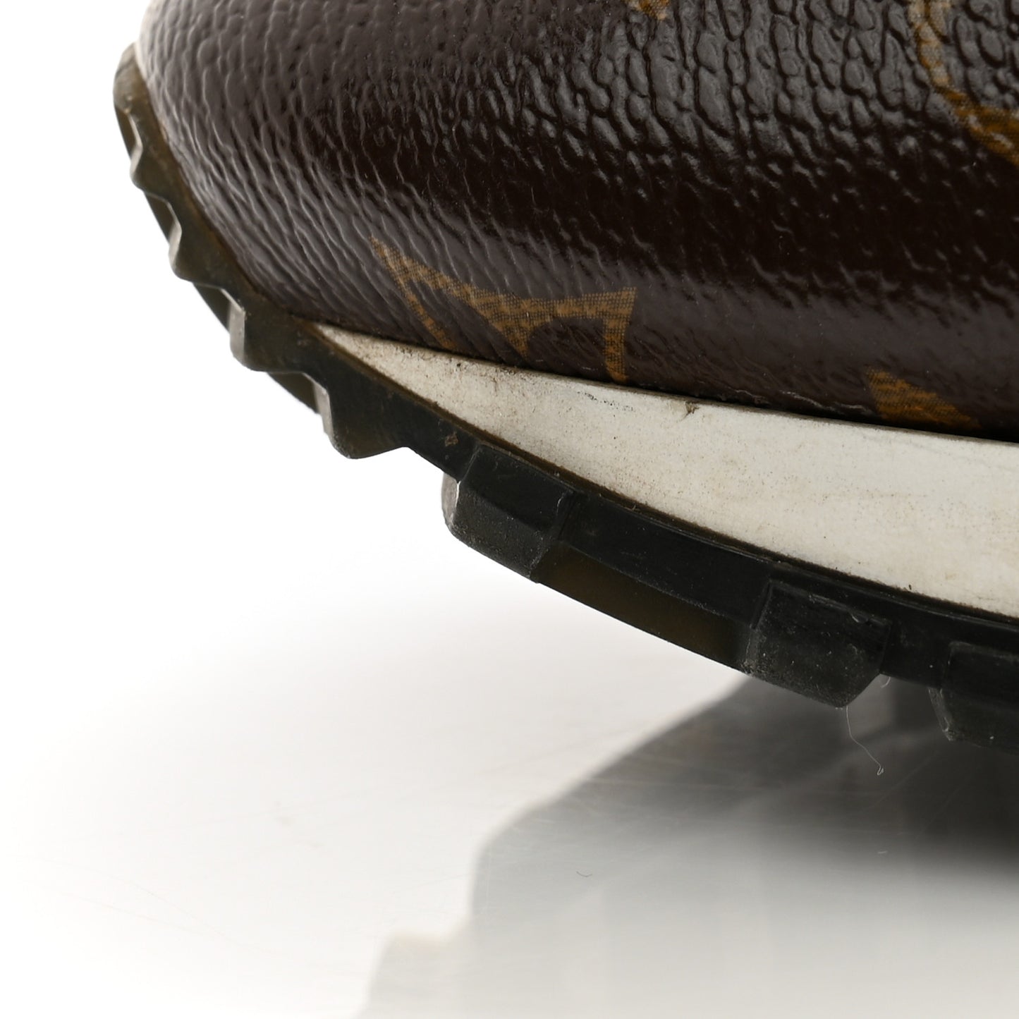 Suede Monogram Run Away Sneakers 38 Black