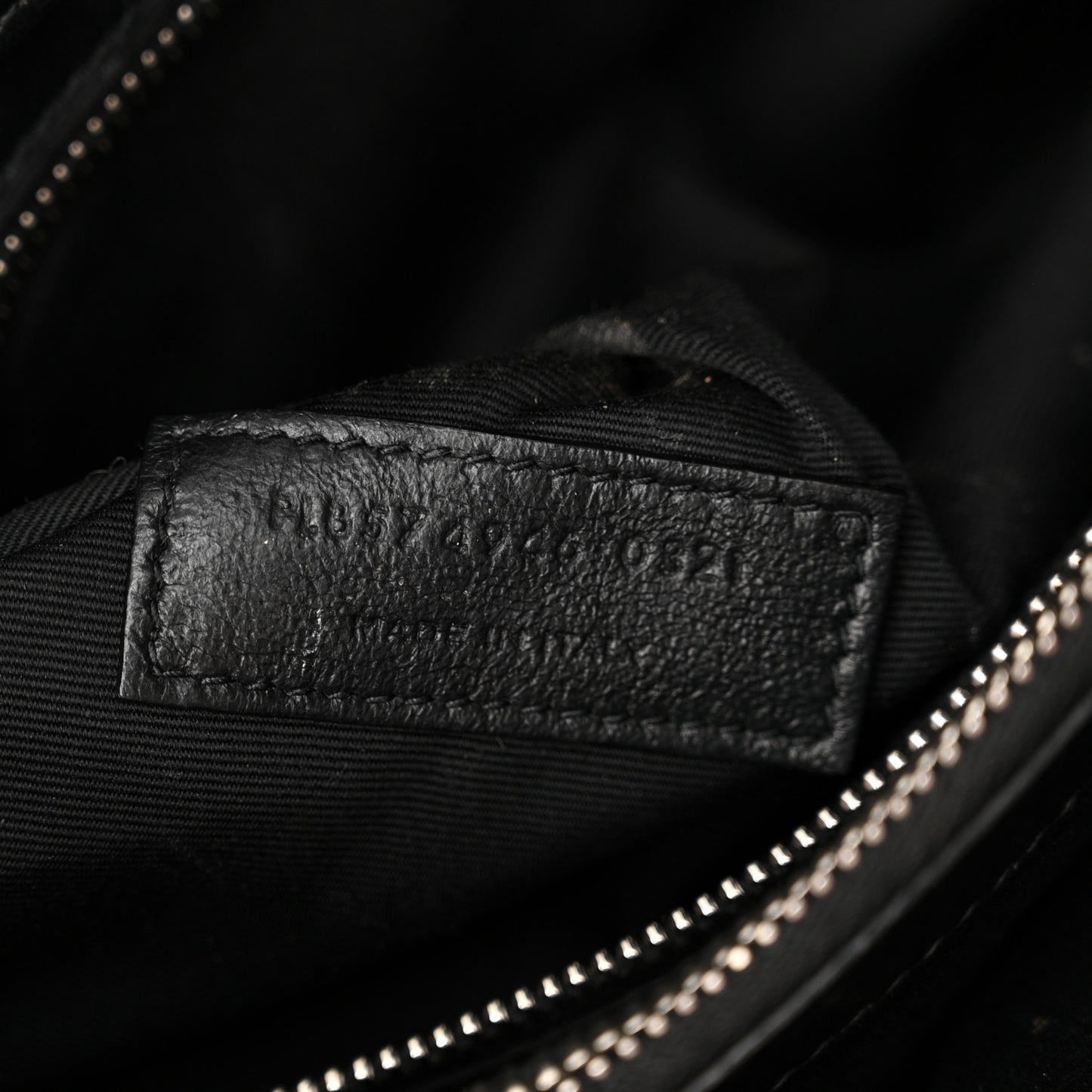 Calfskin Y Quilted Monogram Medium Loulou Chain Satchel Black
