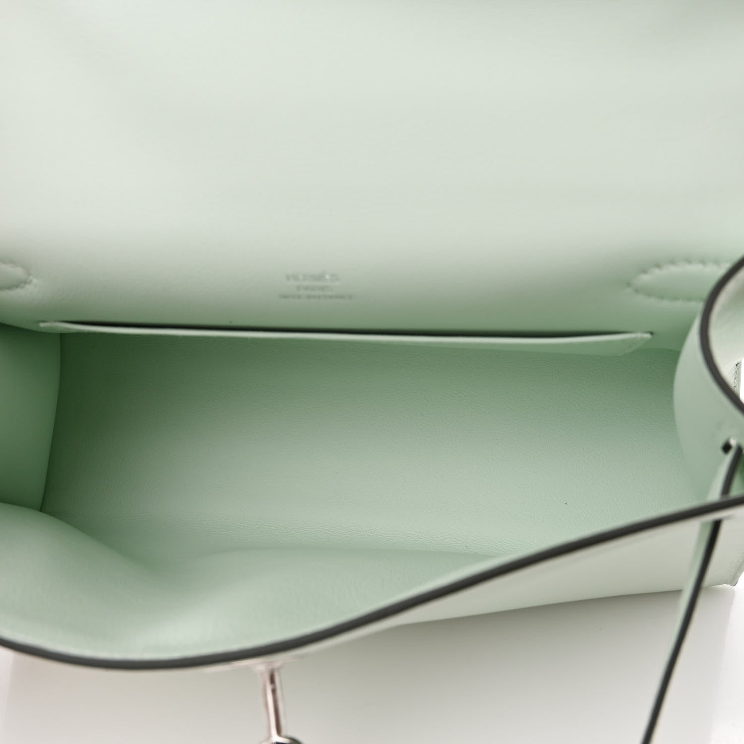 Hermes Swift Kelly Pochette Clutch Vert Peppermint 5 of 10