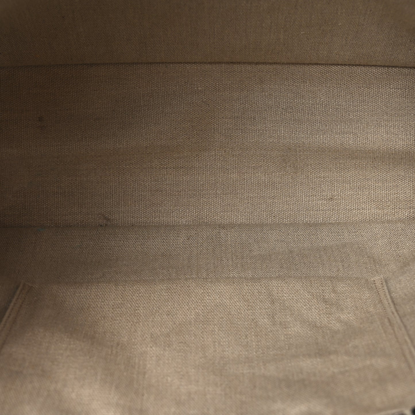 Linen Calfskin Rive Gauche Tote Greggio Natural