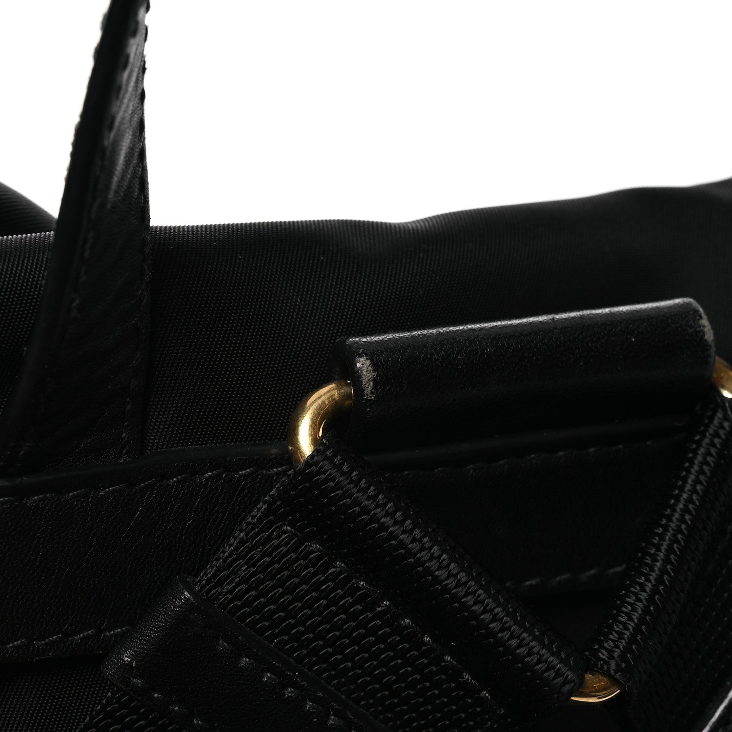 Prada Tessuto Nylon Soft Calfskin Backpack Black 13 of 13