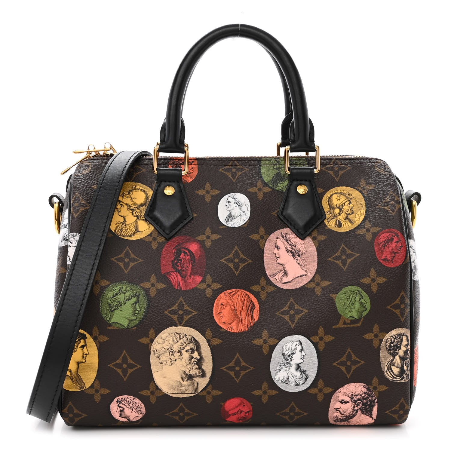 Louis Vuitton x FORNASETTI Monogram Cameo Speedy Bandouliere 25 1 of 9