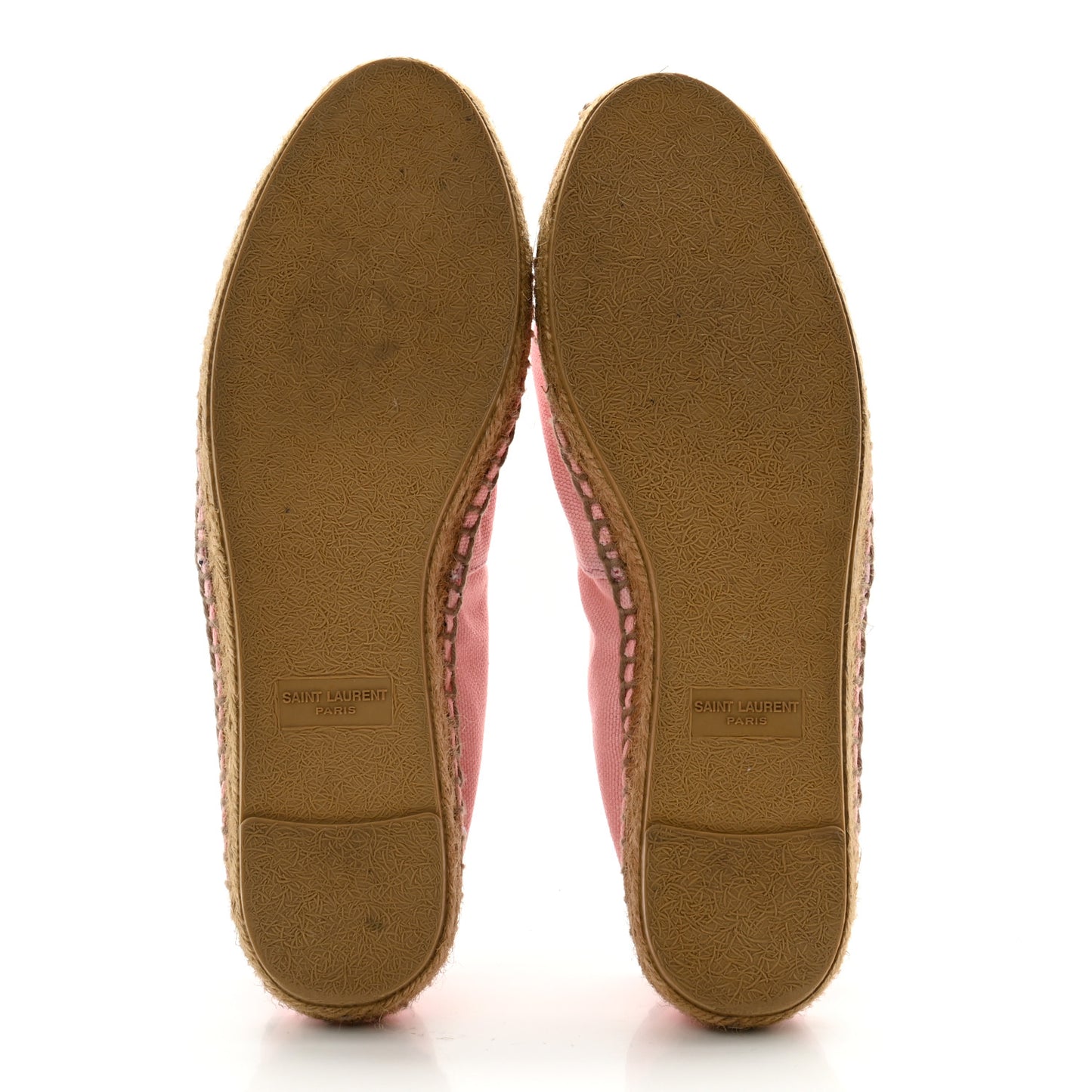 Canvas Elba Light Logo Embroidered Espadrilles 37 Pink
