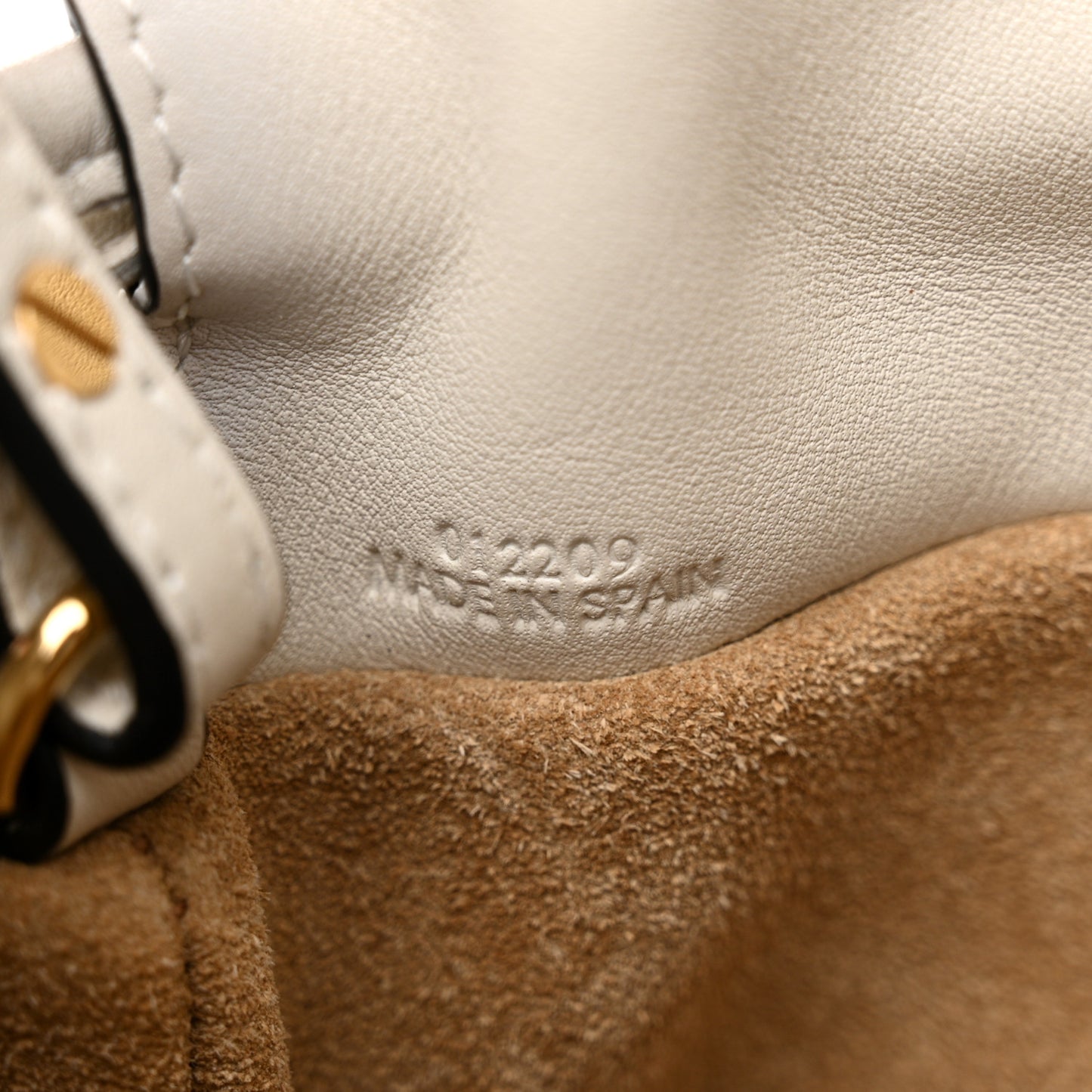 Calfskin Mini Flamenco Knot Clutch Angora