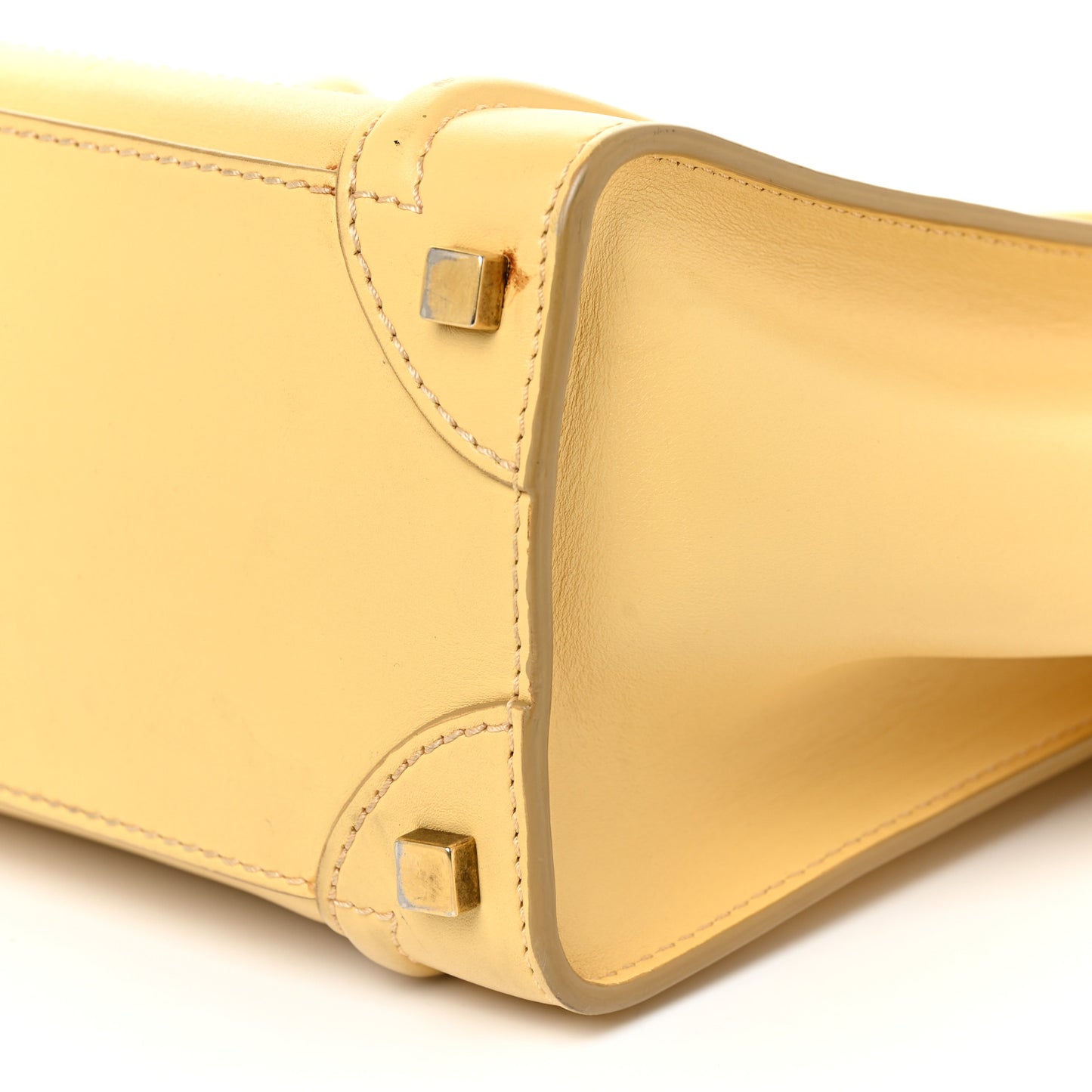 Smooth Calfskin Micro Luggage Butter