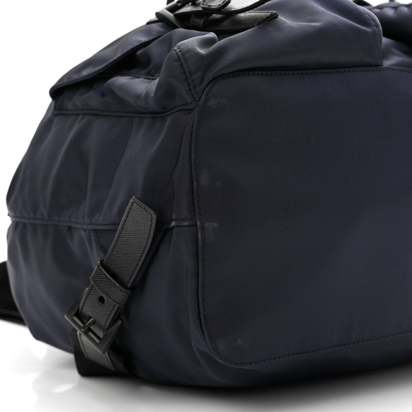 Re-Nylon Saffiano Medium Backpack Bleuette