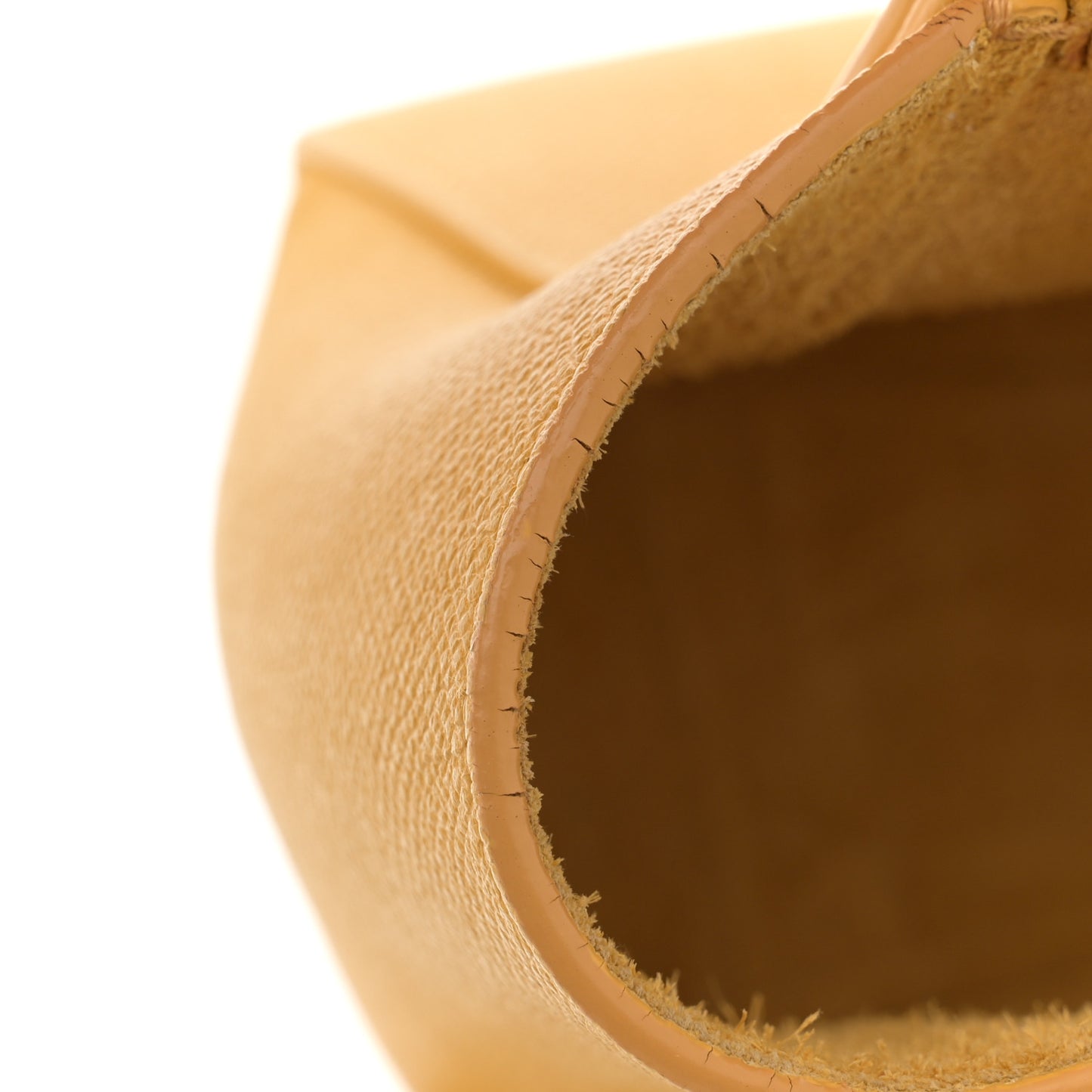 Grained Calfskin Nano Belt Bag Sunflower