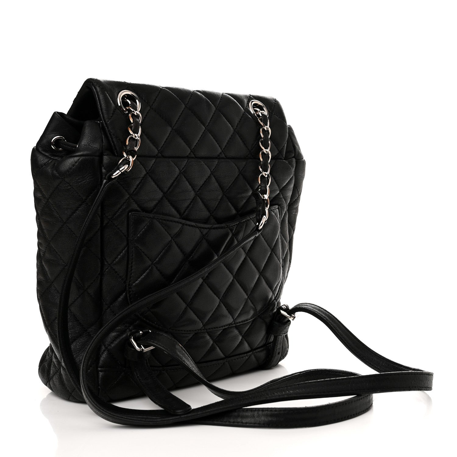 Chanel Lambskin Quilted Small Urban Spirit Backpack Black 3 of 14