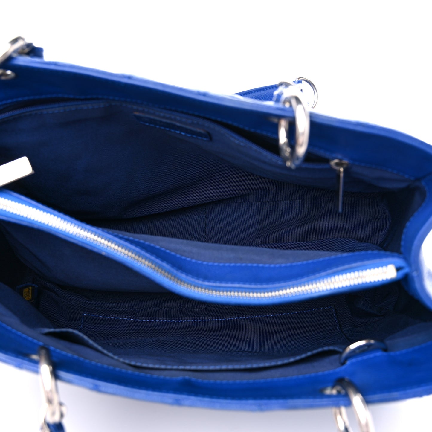 Caviar Quilted Grand Shopping Tote GST Blue