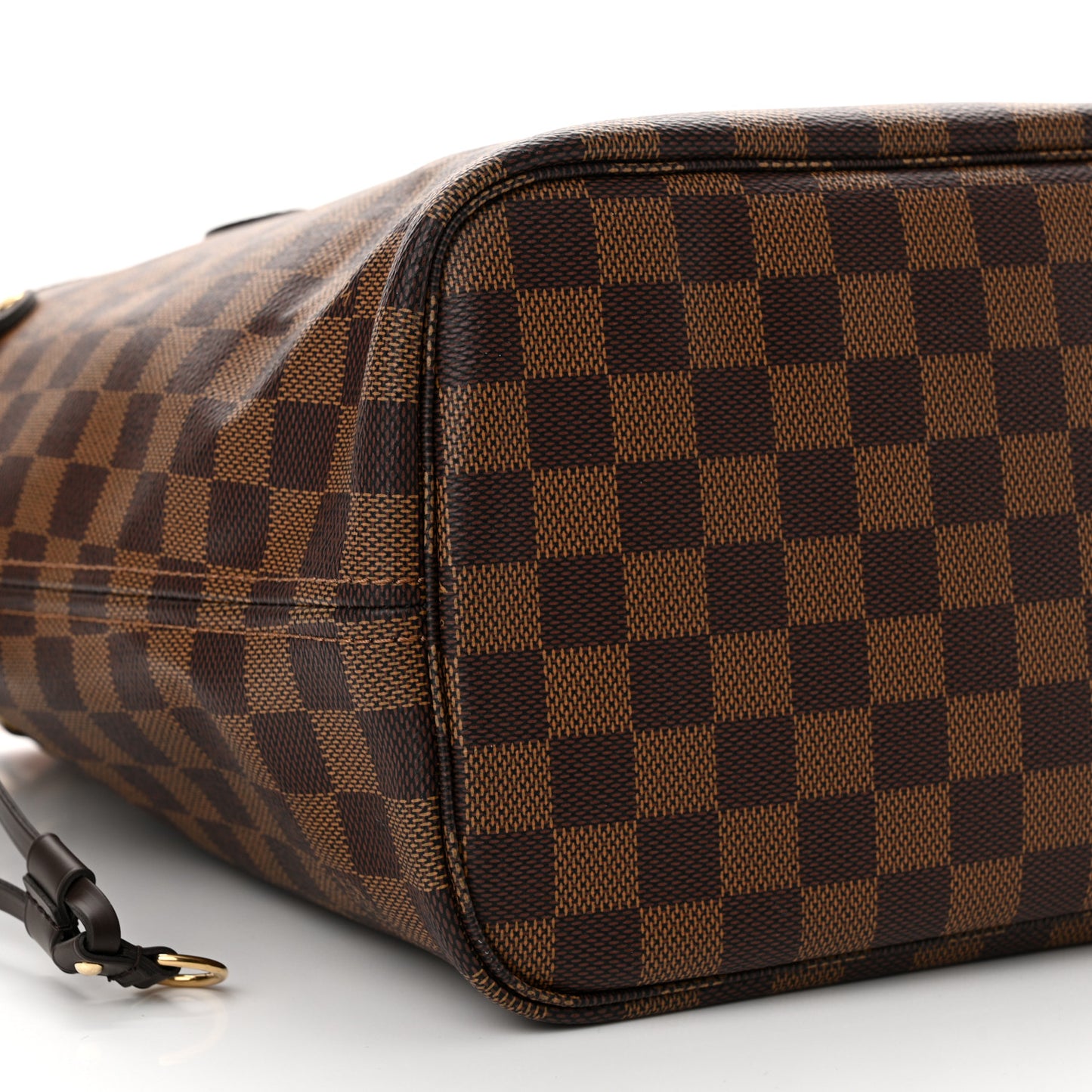 Damier Ebene Braided Neverfull MM Pink