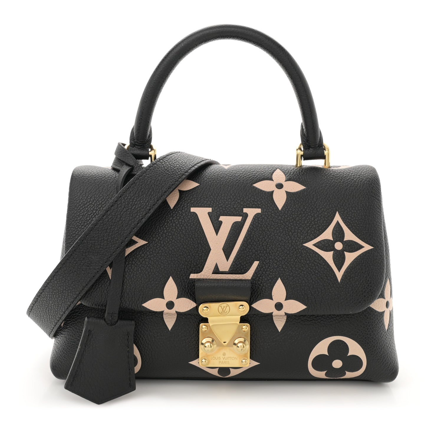 Empreinte Monogram Giant Madeleine BB Black Beige