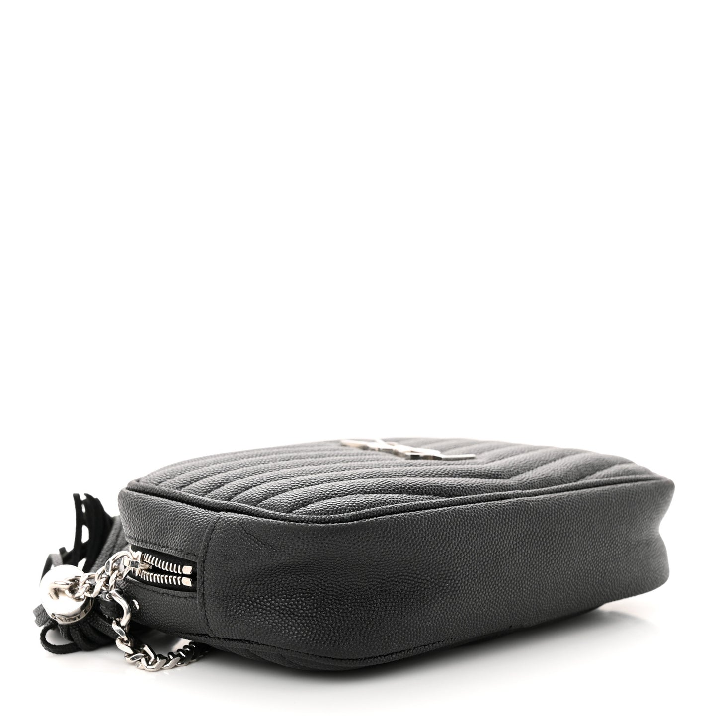 Grain De Poudre Matelasse Monogram Mini Lou Camera Bag Black