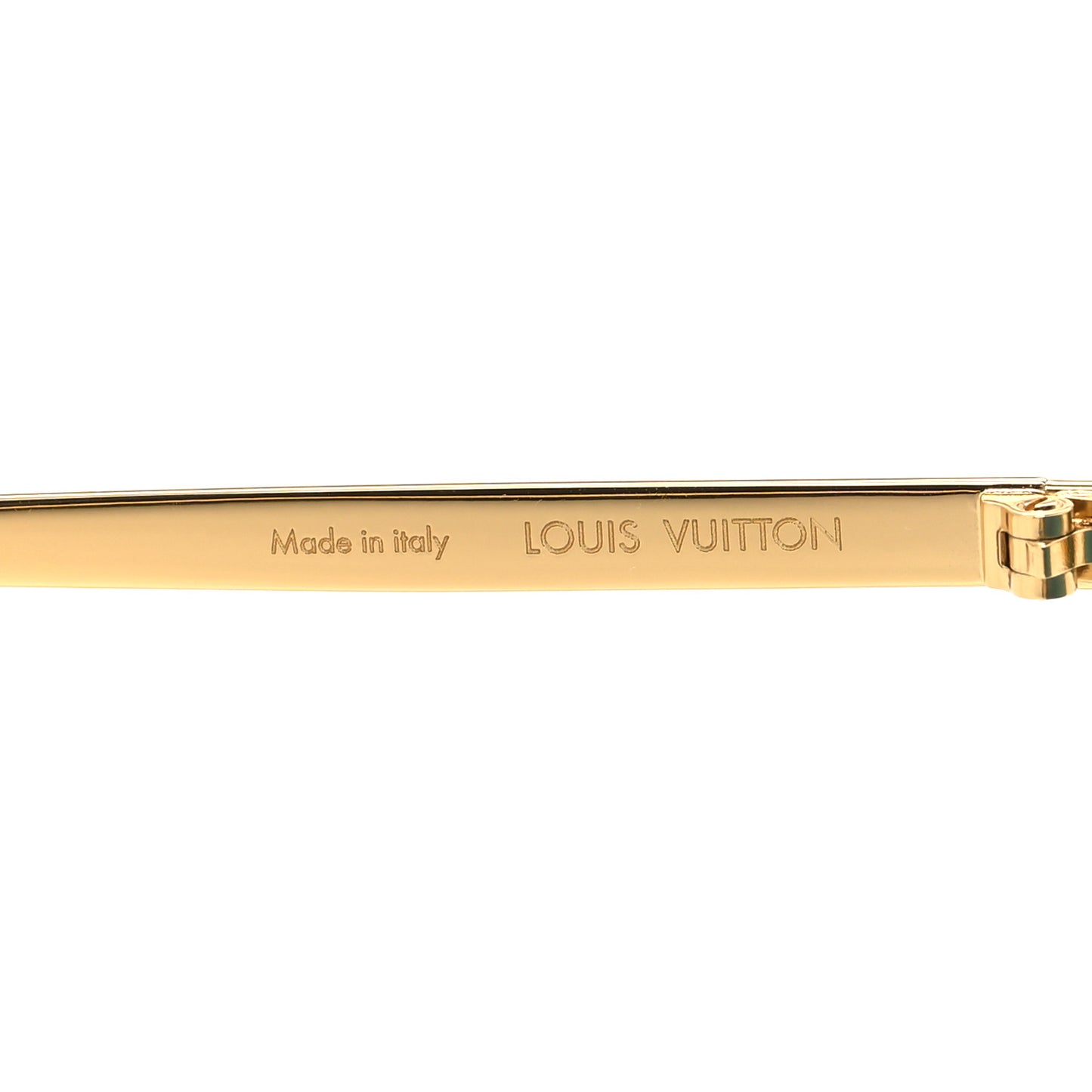 Metal LV Golden Mask Sunglasses Z2727U Gold