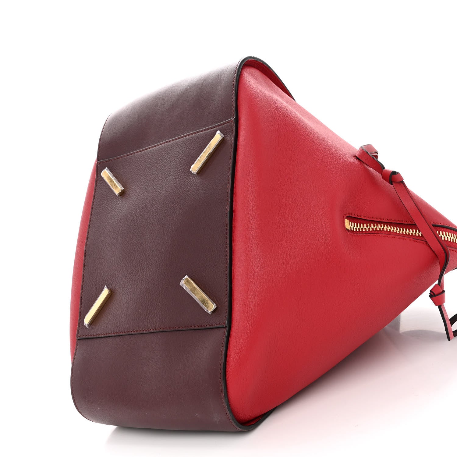 Loewe Calfskin Medium Hammock Shoulder Bag Maroon Oxblood 8 of 9