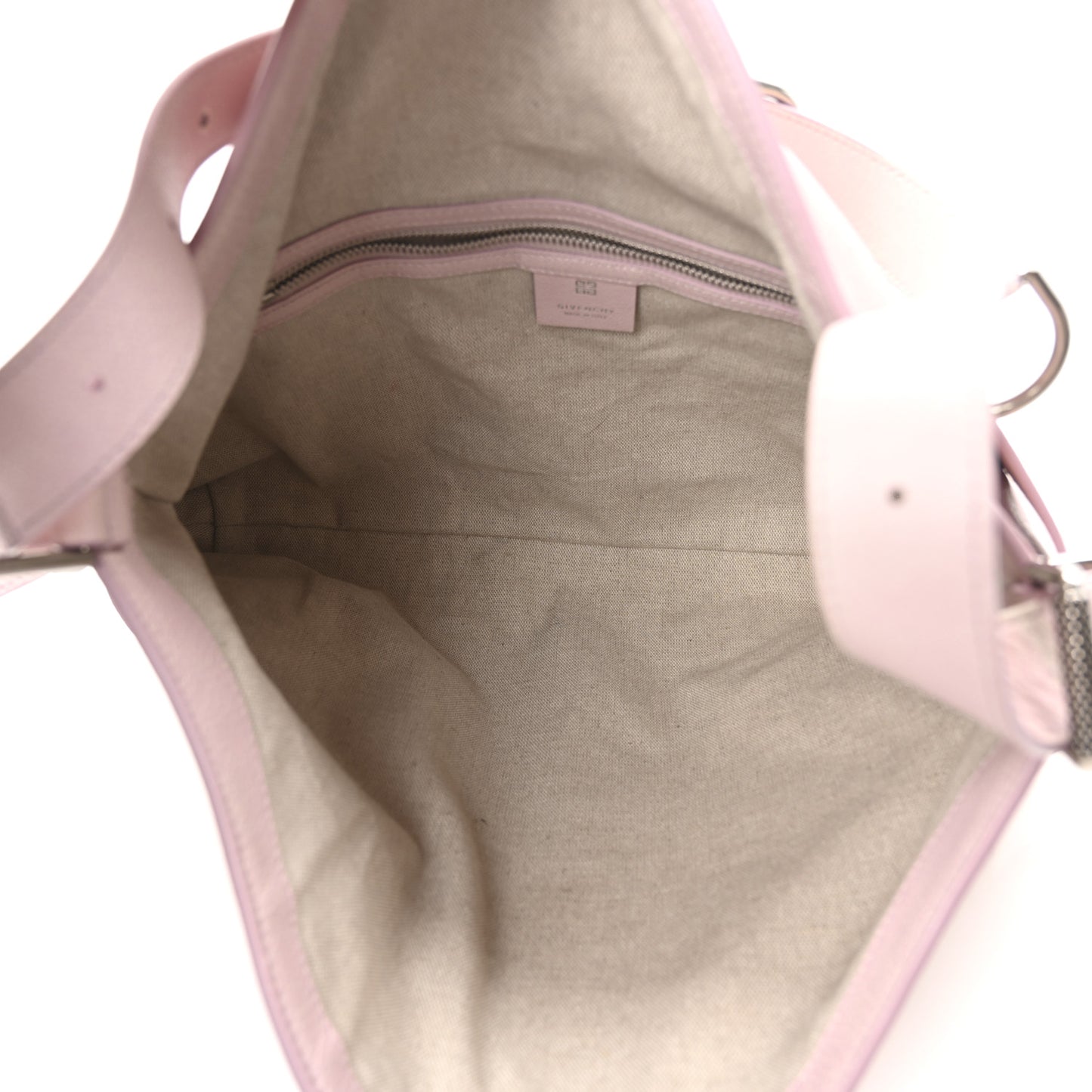 Tumbled Calfskin Medium Voyou Bag Old Pink